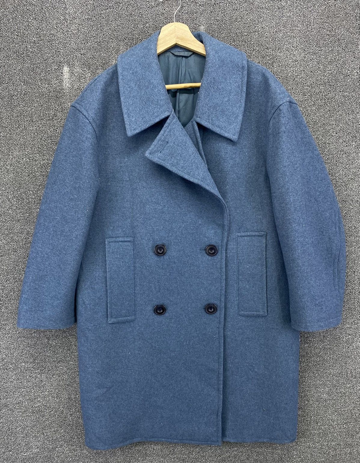 Christophe Lemaire × Lemaire × Uniqlo Lemaire x Uniqlo Double Breasted Wool Coat Long Jacket Size US M / EU 48-50 / 2 - 1 Thumbnail