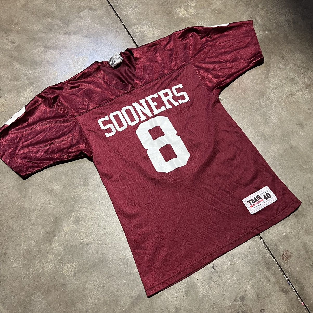 Vintage Vintage 90s Oklahoma Sooners Mesh Football Jersey 90s USA Size US M / EU 48-50 / 2 - 2 Thumbnail