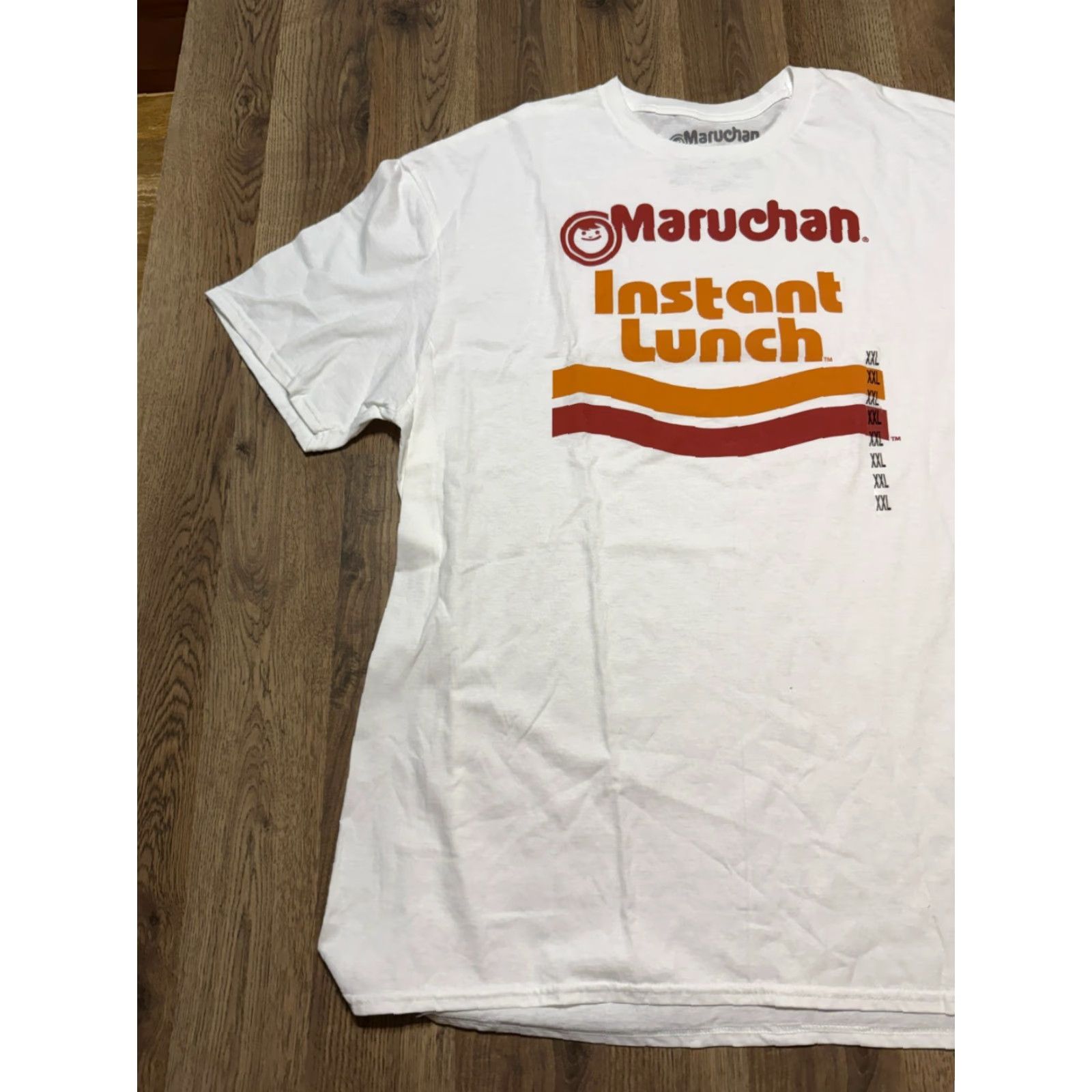 Vintage Maruchan Shirts Men's 2X White Short Sleeve Crew Neck Graphic Print T-Shirt Size US XXL / EU 58 / 5 - 4 Thumbnail