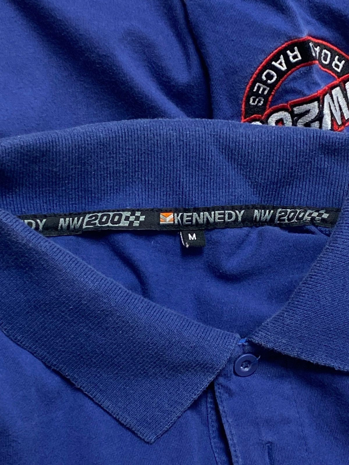 Vintage Vintage NORTH WEST KENNEDY Racing Many Logos Polo Shirt Y2K Size US S / EU 44-46 / 1 - 6 Thumbnail