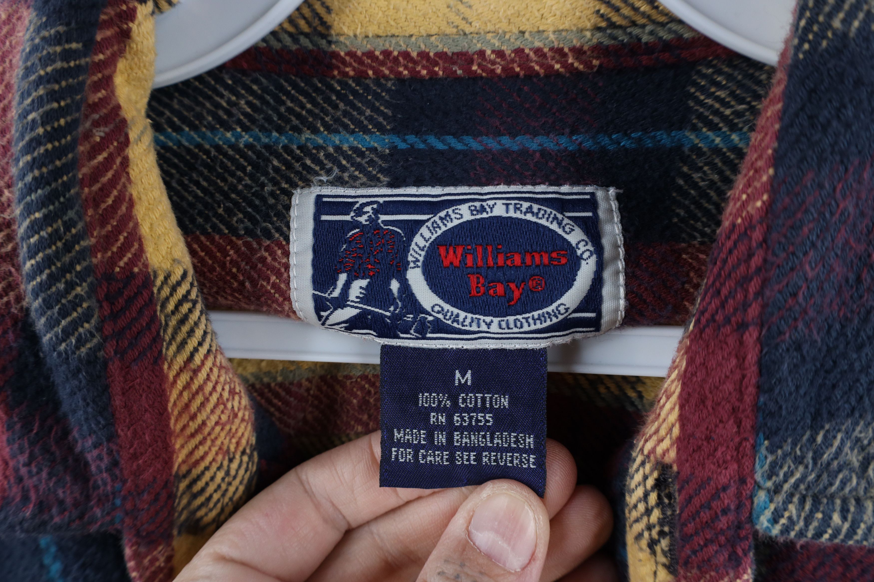 Vintage Vintage 90s Streetwear Heavyweight Button Shirt Plaid Size US M / EU 48-50 / 2 - 5 Thumbnail