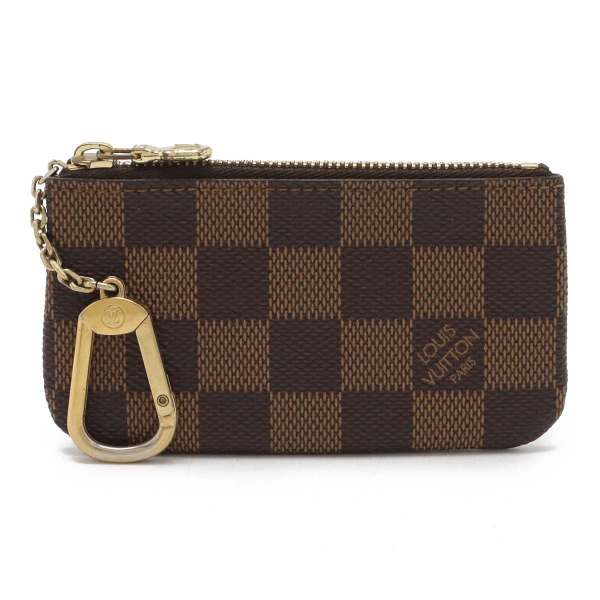 Louis Vuitton Louis Vuitton Damier Pochette Clé Coin Purse N62658 Canvas Coin Case N62658 in Brown, Women's