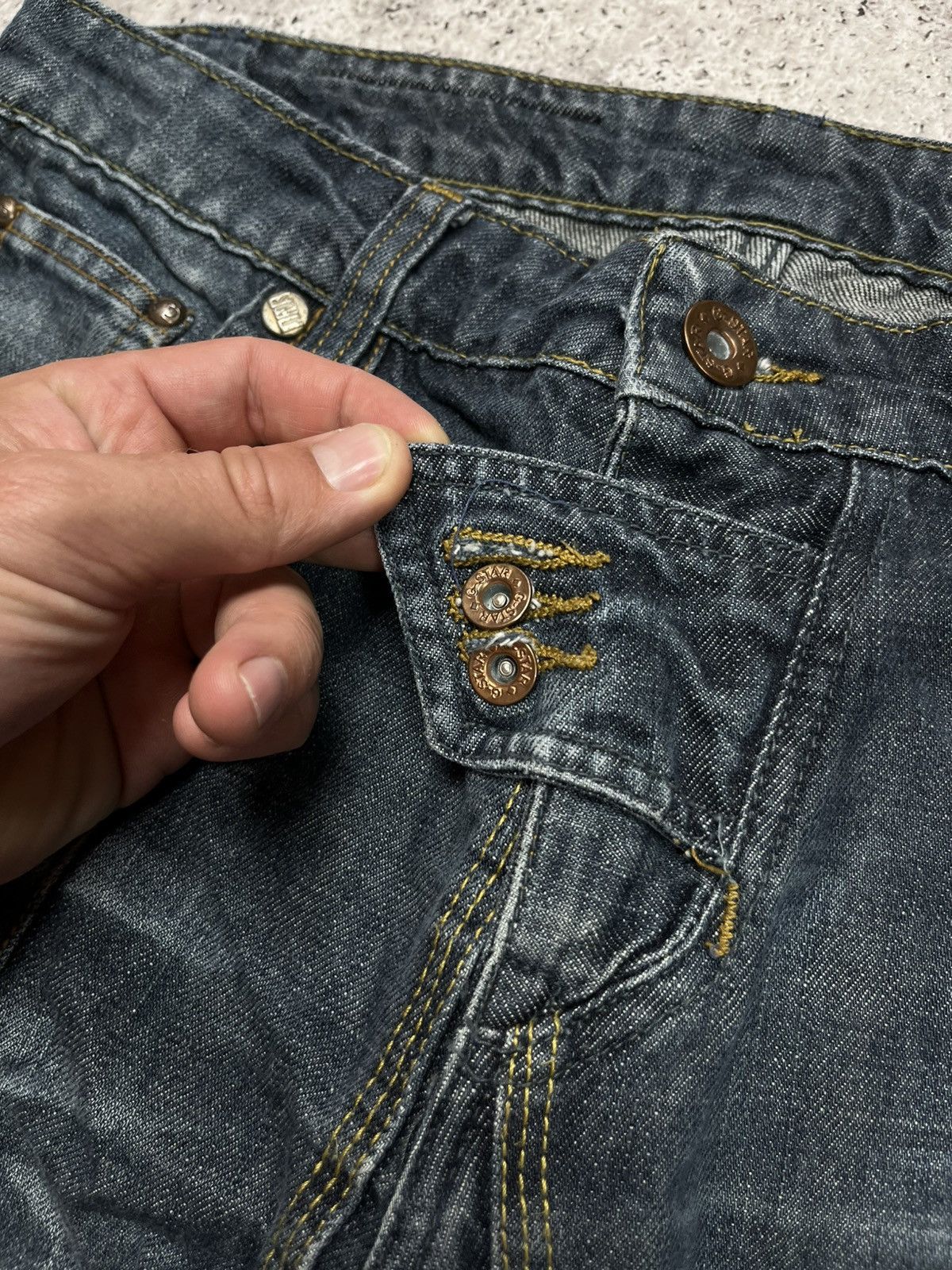 G-Star G-Star RAW Denim Jeans Men’s W34 L34 Blue Distressed Vintage Size US 30 / EU 46 - 3 Thumbnail