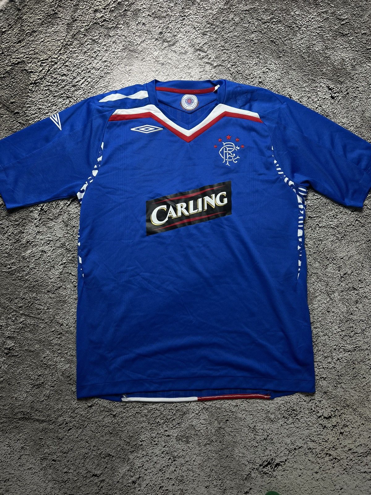 Umbro 2007-2008 Glasgow Rangers carling umbro vintage jersey Size US L / EU 52-54 / 3 - 1 Thumbnail