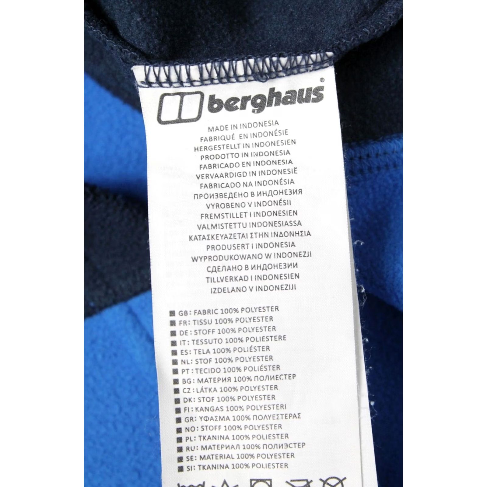 Berghaus BERGHAUS Sweatshirt Men's SMALL Half Zip High Neck Stretchy Pullover Blue Size US S / EU 44-46 / 1 - 6 Thumbnail