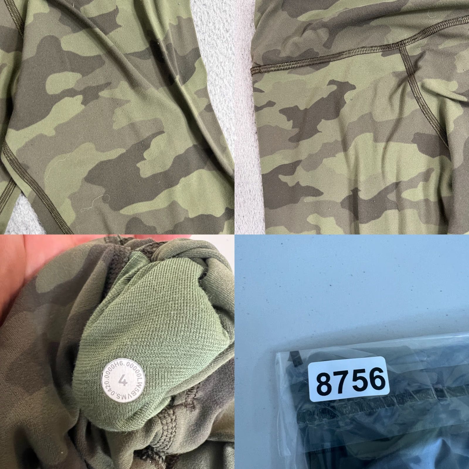 Lululemon Lululemon Leggings Size 4 Inseam 26 Green Camouflage Align Pant Gym Train Run Activewear Women Skinny Ankle Size 27" / US 4 / IT 40 - 8 Thumbnail