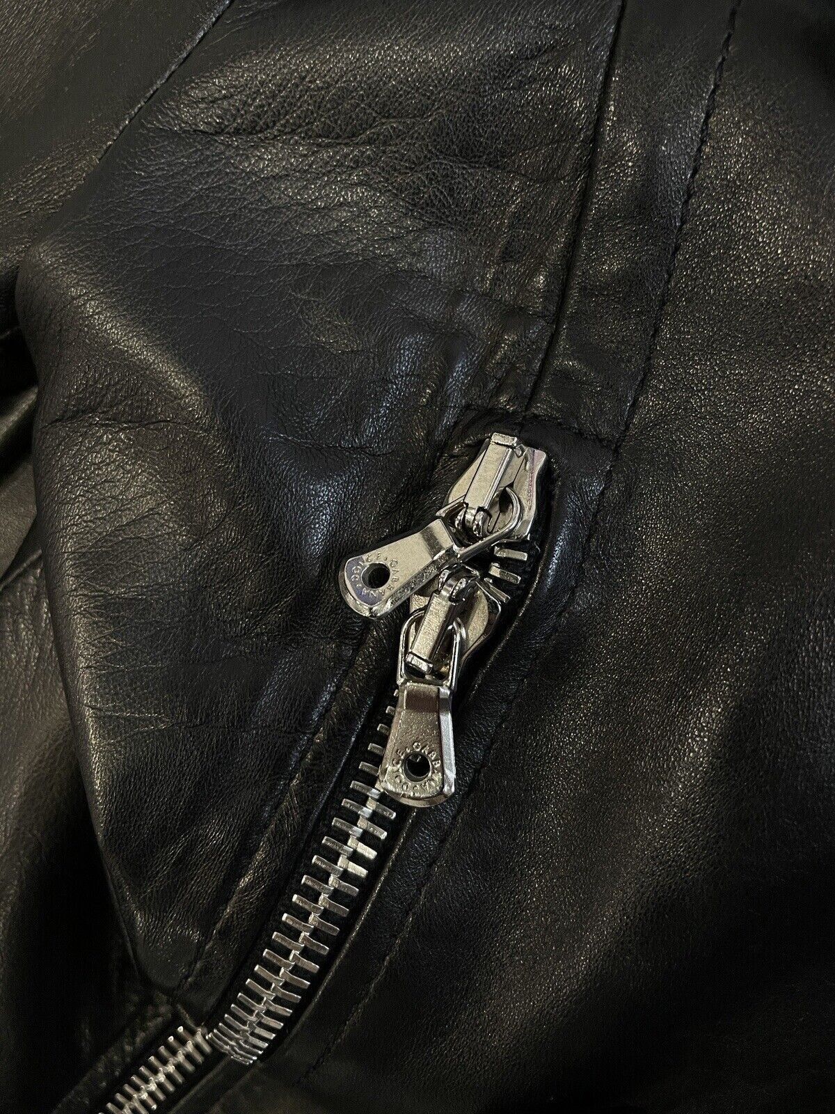 Dolce & Gabbana Dolce & Gabbana Real Leather Biker Jacket Size L / US 10 / IT 46 - 14 Thumbnail