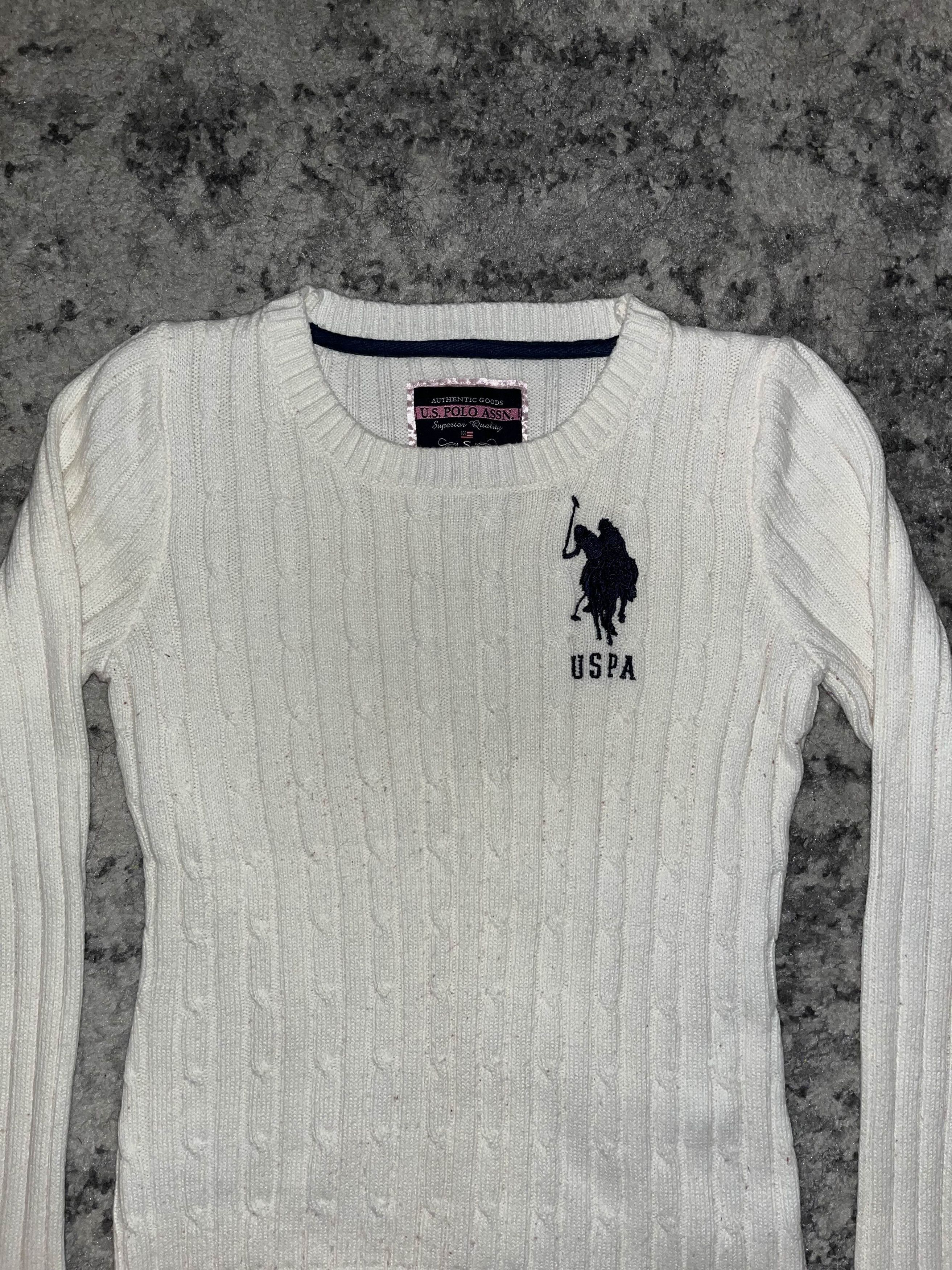 U.S. Polo Assn. Preppy U.S. Polo Assn. Cable Knit Sweater Size S / US 4 / IT 40 - 2 Thumbnail