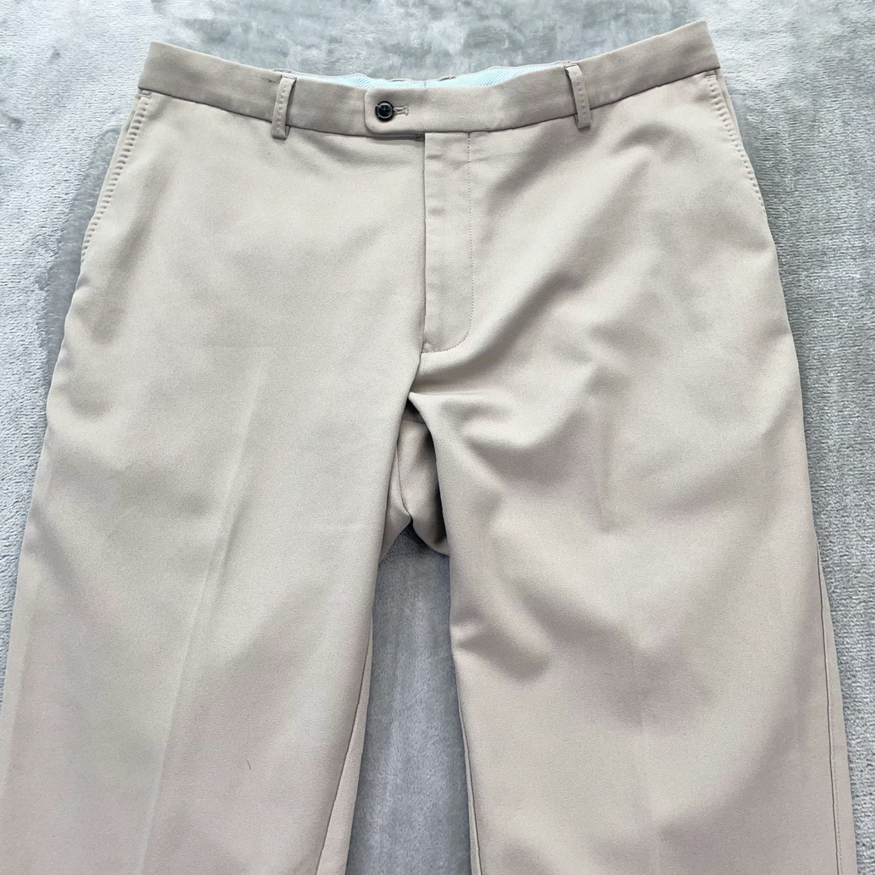Peter Millar Peter Millar Pants Mens 34x30 Dress Pants Straight Button Zip Buckle Brown 34 Regular Size US 34 / EU 50 - 2 Thumbnail