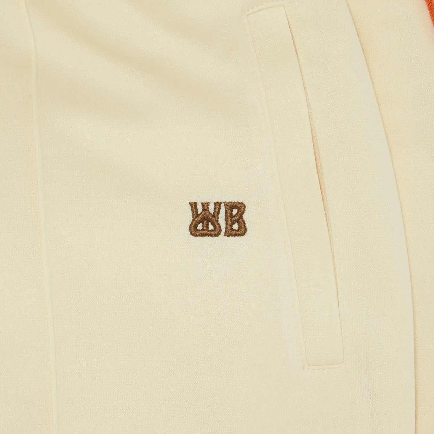 Wales Bonner Wales Bonner Percussion Track Pants Pale Yellow Size US 32 / EU 48 - 3 Thumbnail