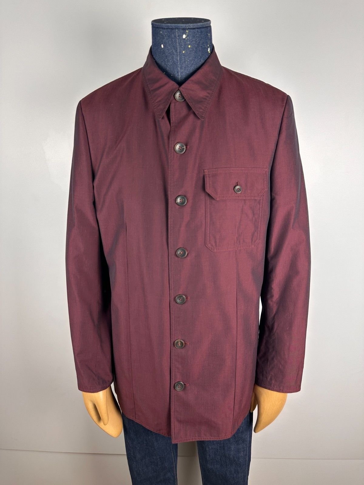 Hugo Boss Hugo Boss Trench Coat Red Mens Size 52 Size US L / EU 52-54 / 3 - 1 Thumbnail