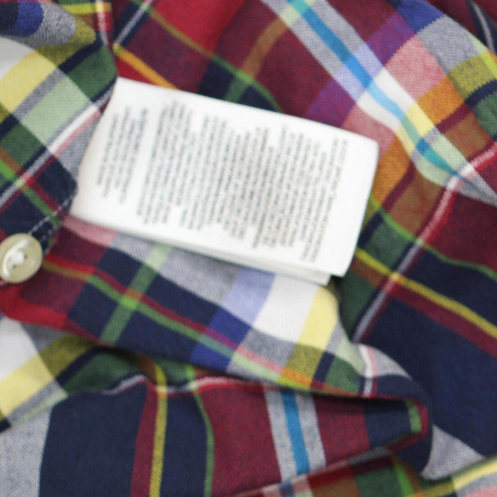 Designer Polo Ralph Lauren Button Up Down Shirt Red Plaid Multi M Size US M / EU 48-50 / 2 - 4 Thumbnail