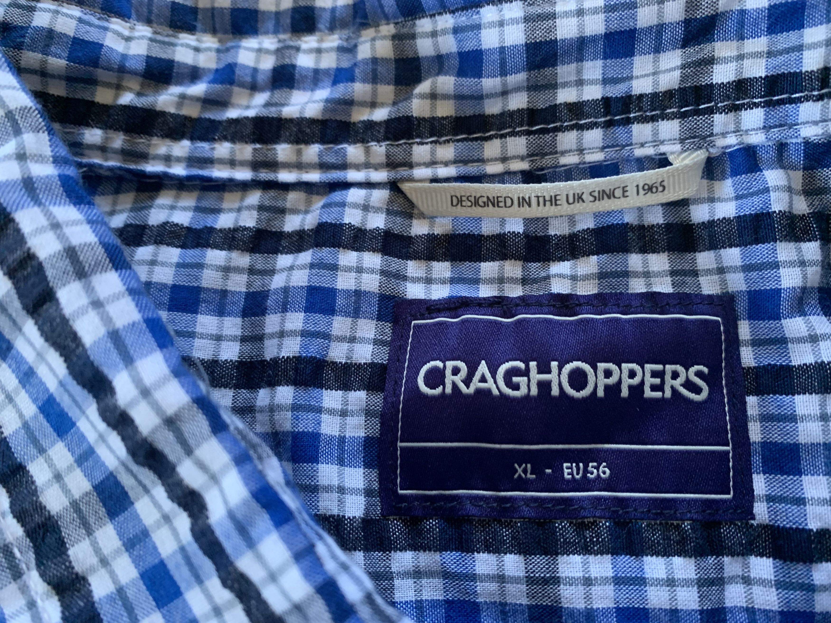 Other Craghoppers Plaid Trekking Hiking Short Sleeve Shirt Size US XL / EU 56 / 4 - 8 Thumbnail