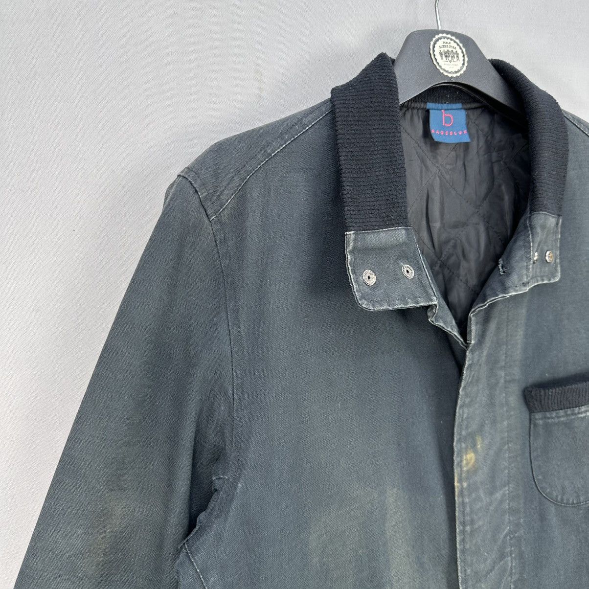 RAGEBLUE Vintage 90's RAGEBLUE Japan Chore Jacket Workwear Size US M / EU 48-50 / 2 - 2 Thumbnail