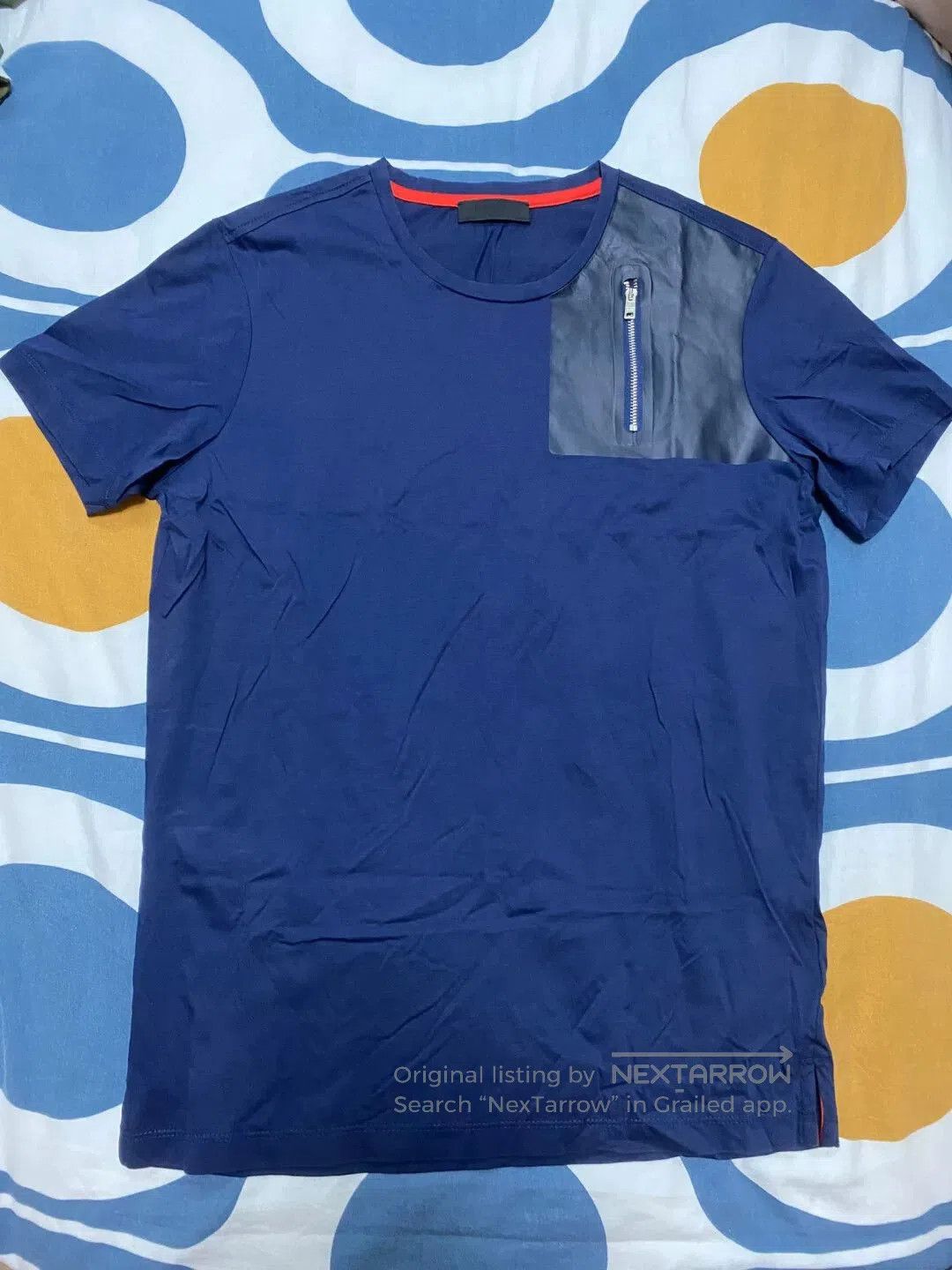 Prada Prada Spliced Pocket Short-Sleeve Top. Size US S / EU 44-46 / 1 - 1 Thumbnail