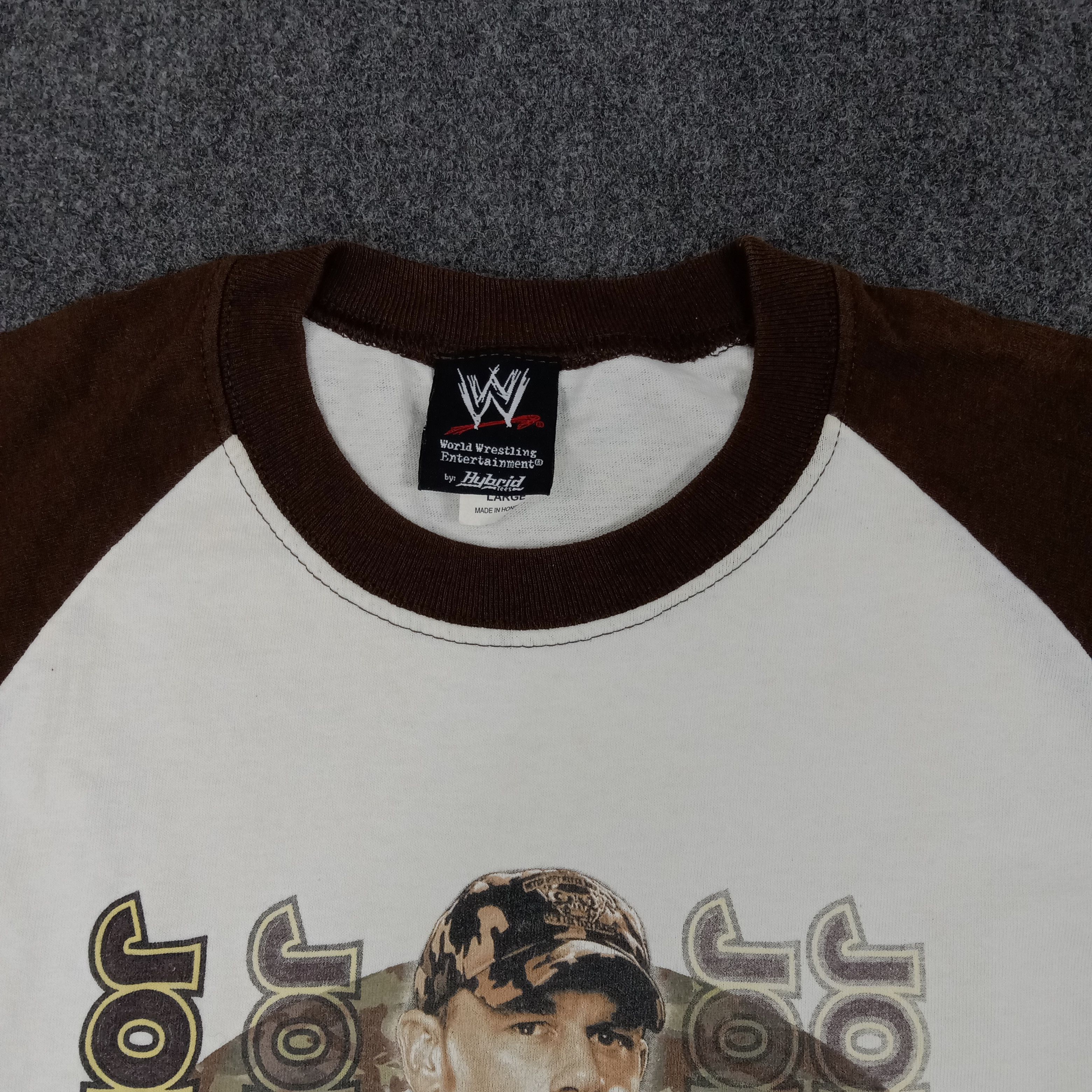 Vintage × WWE × WWF John Cena WWE American Wrestling Gym Tshirt Size US L / EU 52-54 / 3 - 3 Thumbnail