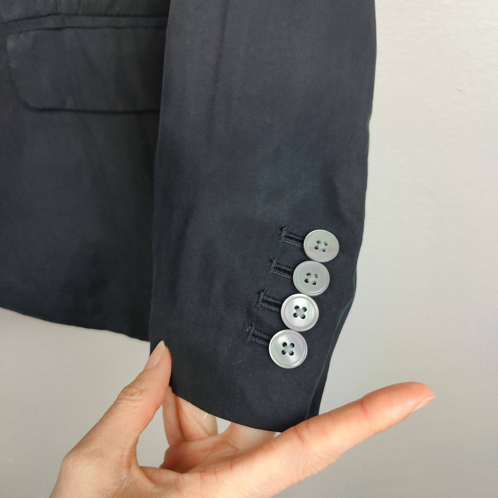 J.Crew J Crew Limited-Edition Drapey Long Parke Blazer Womens 2 Size XS / US 0-2 / IT 36-38 - 4 Thumbnail