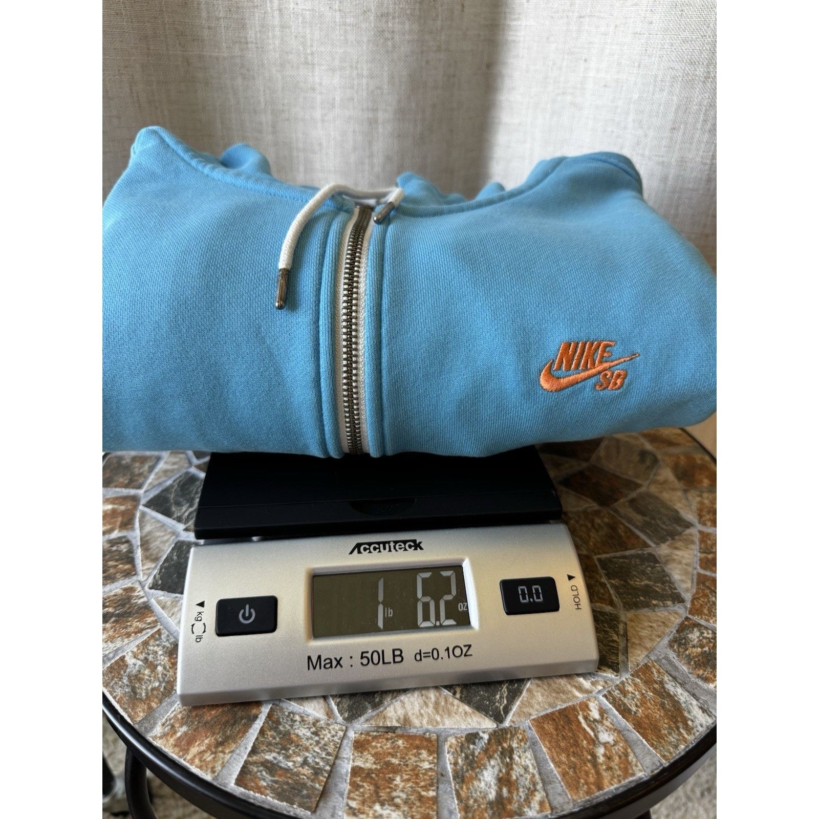 Nike Y2K Nike SB Full Zip Hoodie | Blue & Orange Skateboarding SM Size US S / EU 44-46 / 1 - 16 Thumbnail