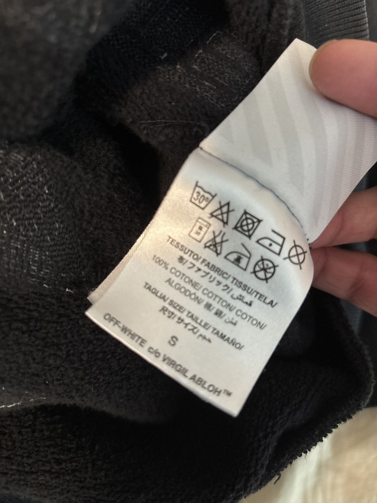 Off-White Off White Tonal Cornelly Hoodie Size US M / EU 48-50 / 2 - 6 Thumbnail