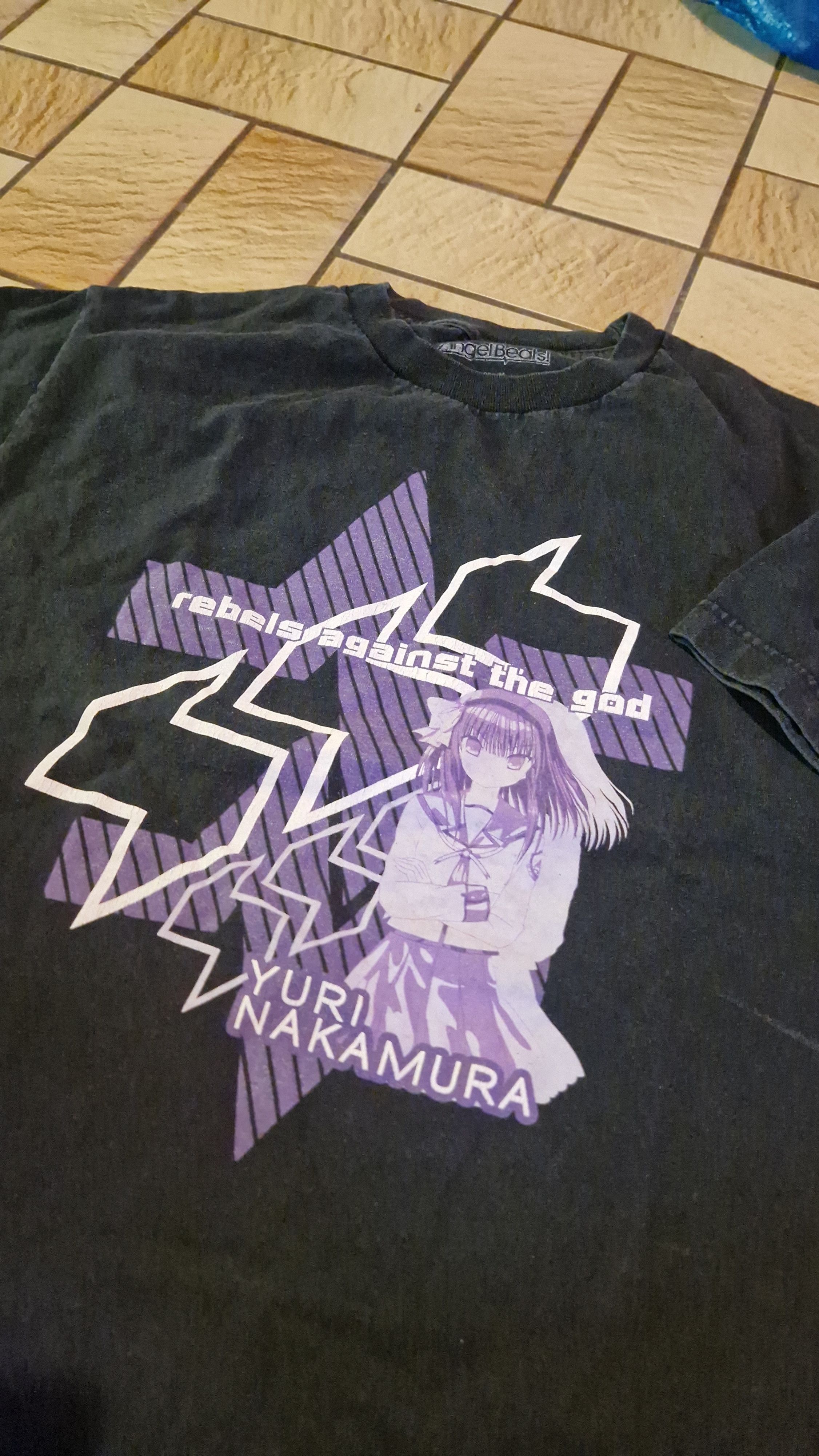 Other Rare AngelBeats Tee Yuri Nakamura Rebels against the god Size US M / EU 48-50 / 2 - 1 Thumbnail