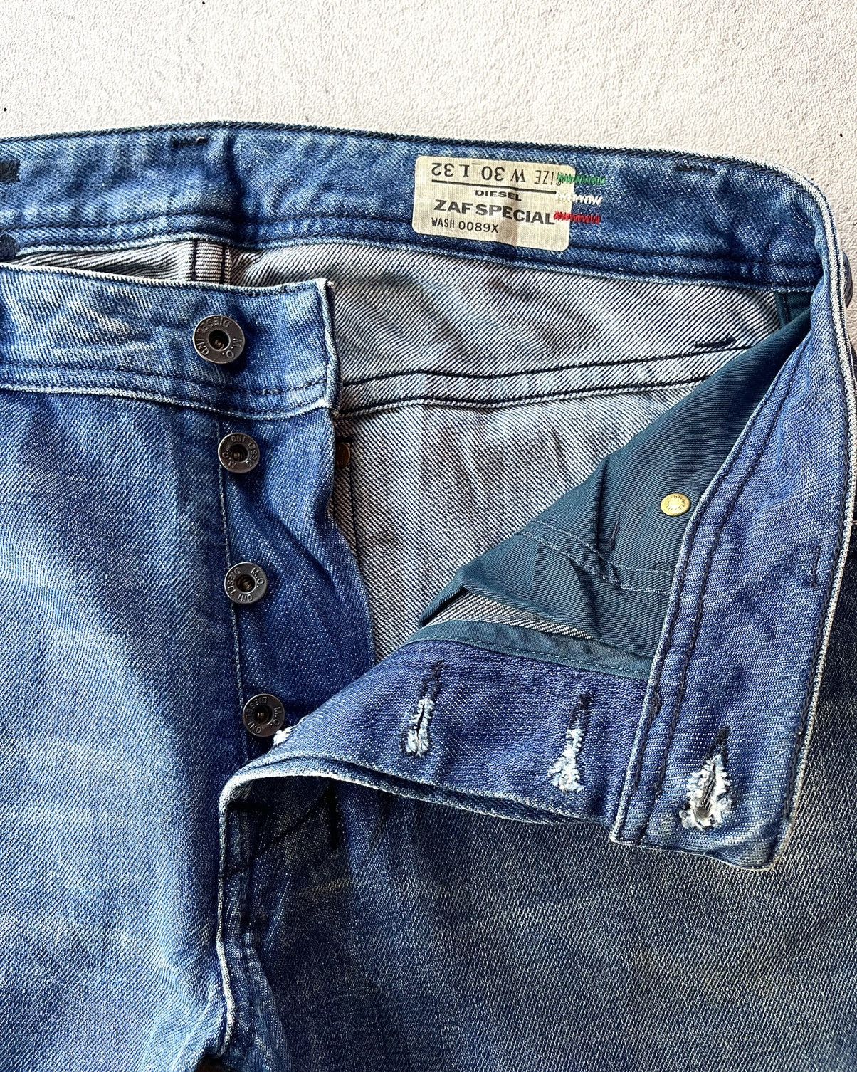 Diesel Distressed Diesel Zaf Special Flared Size US 31 - 8 Thumbnail
