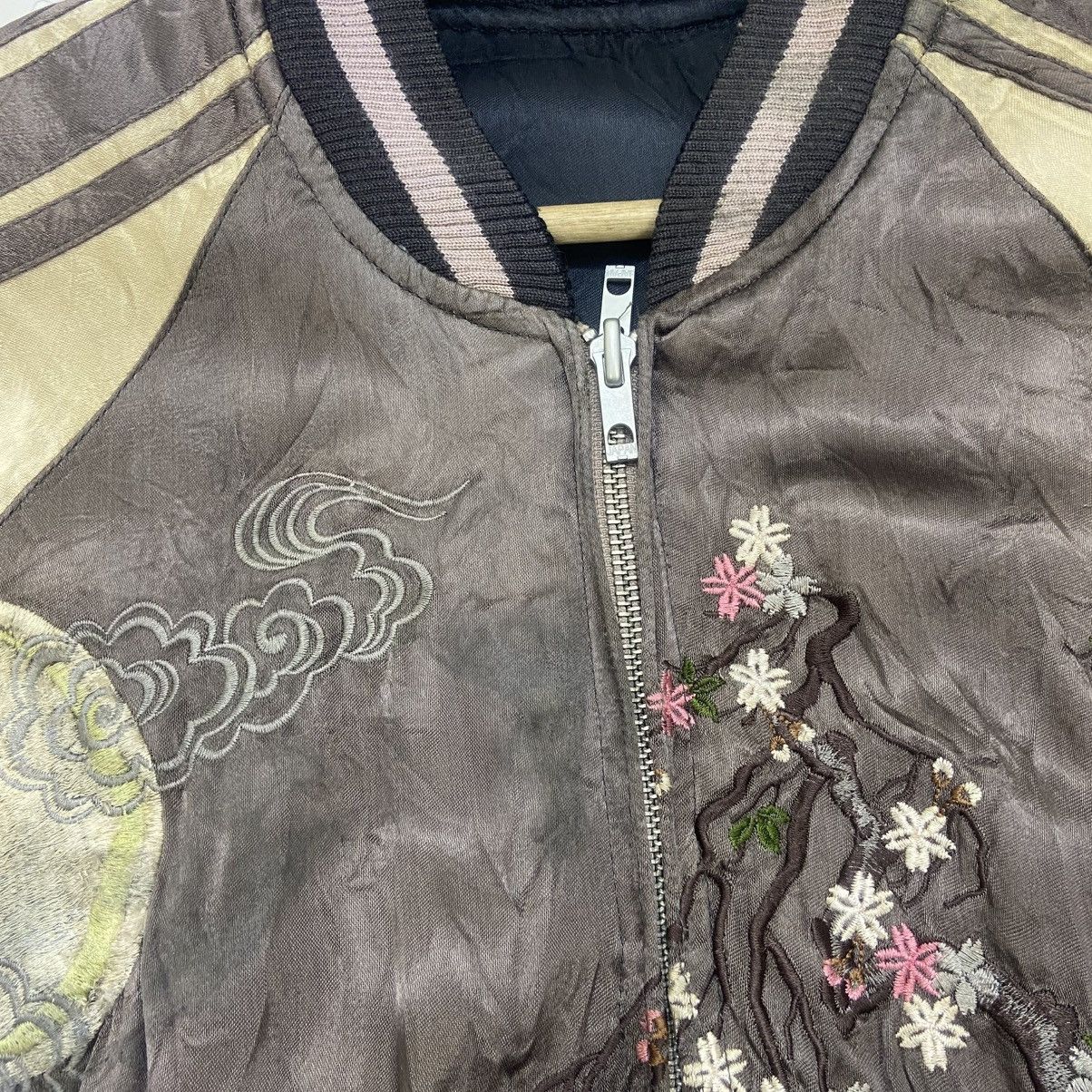 Japanese Brand 🔥Vintage 100% Rayon Japanese Traditional Reversible Sukajan Size US XS / EU 42 / 0 - 7 Thumbnail