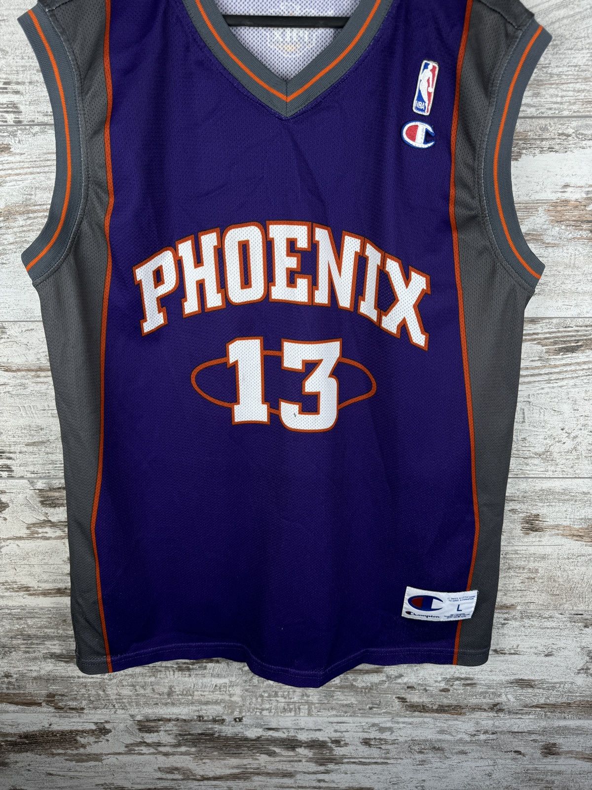 Champion × NBA × Vintage Mens Vintage Adidas NBA Phoenix Steve Nash 13 jersey tee Y2K Size US L / EU 52-54 / 3 - 4 Thumbnail