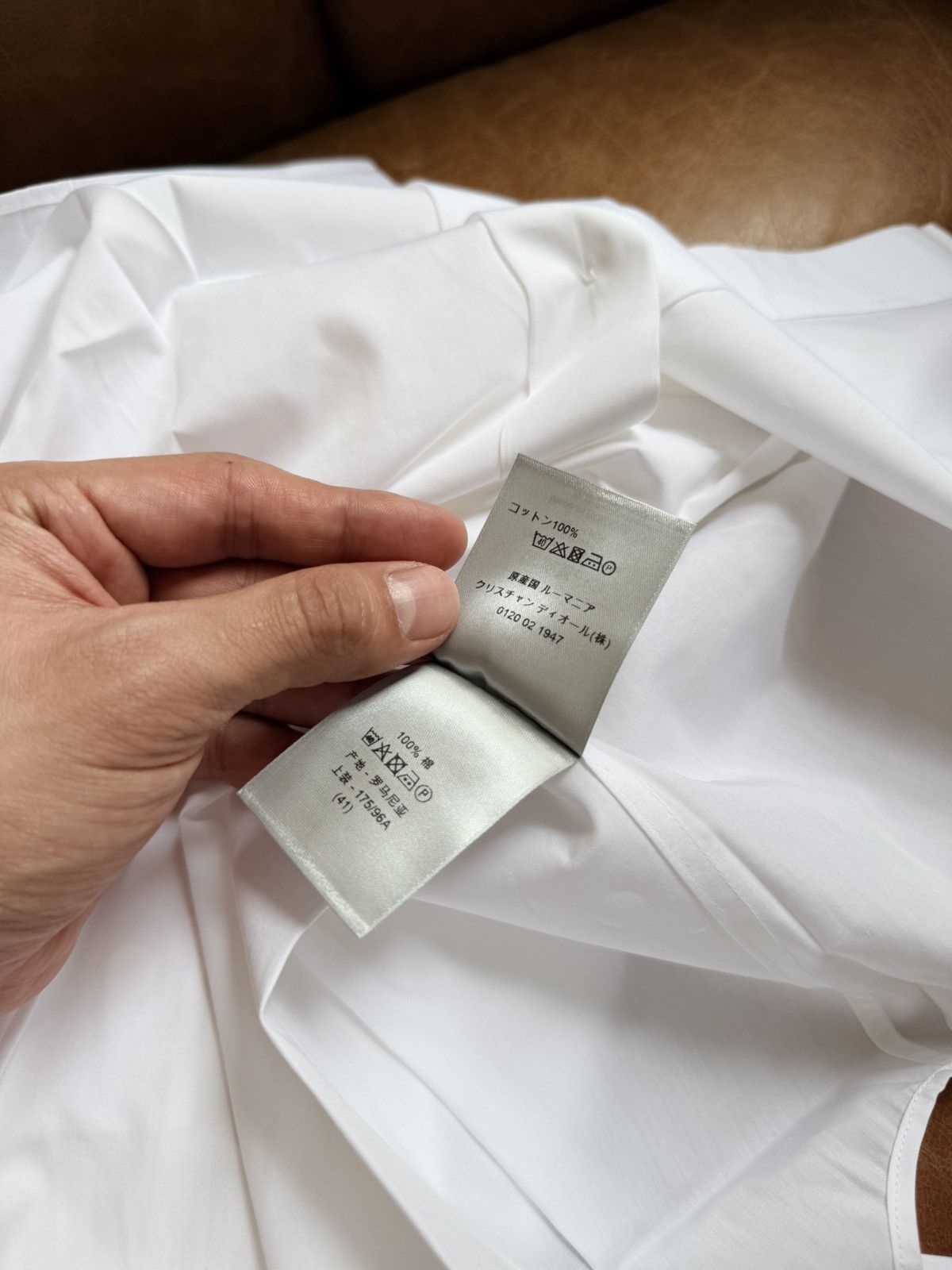 Dior White CD Icon White Shirt Size 40R - 9 Thumbnail