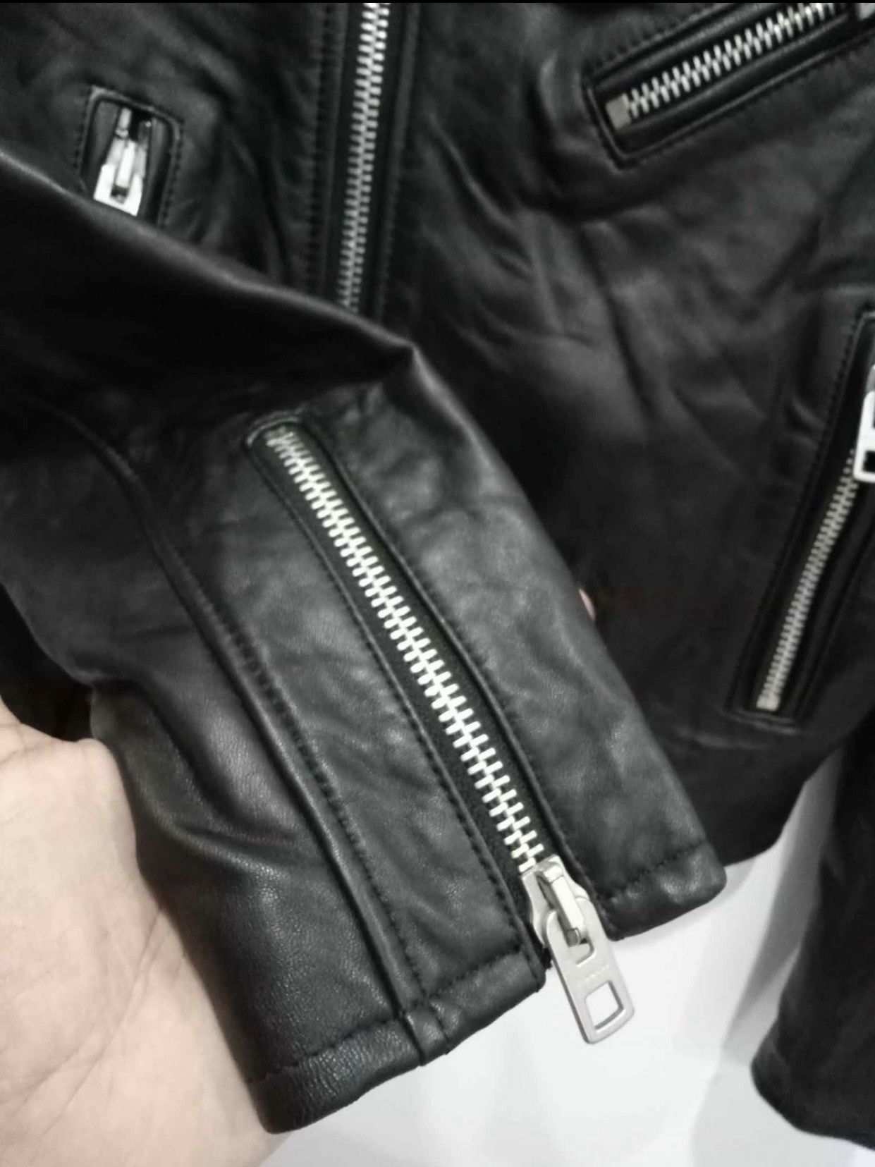 Coach Coach Moto Leather Jacket Size L / US 10 / IT 46 - 6 Thumbnail