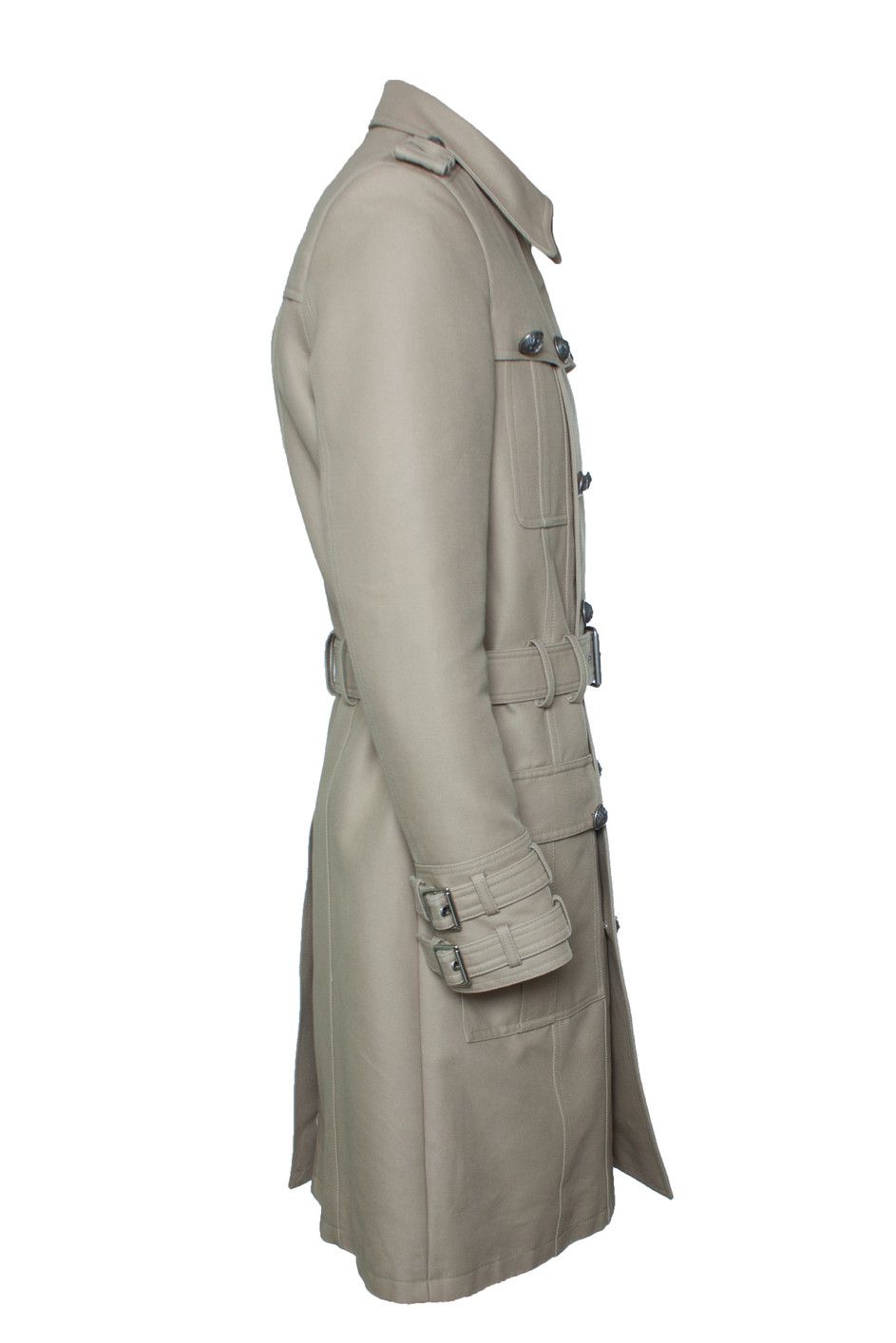 Balmain Balmain, Beige cotton military trenchcoat Size US L / EU 52-54 / 3 - 4 Thumbnail