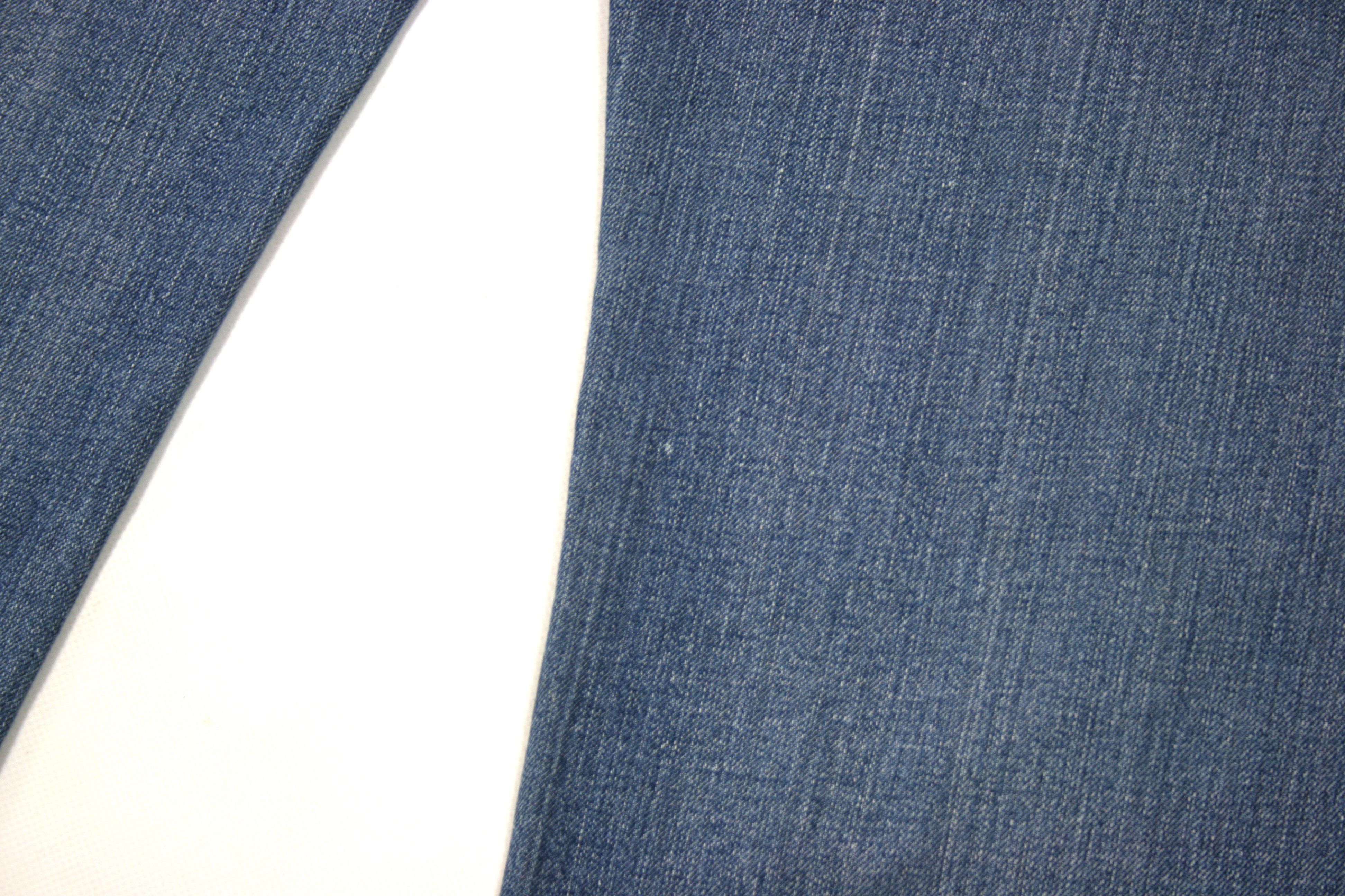 Armani 00S Metal Logo Y2K Wide Leg Indigo Jeans Vintage Size US 34 / EU 50 - 11 Thumbnail