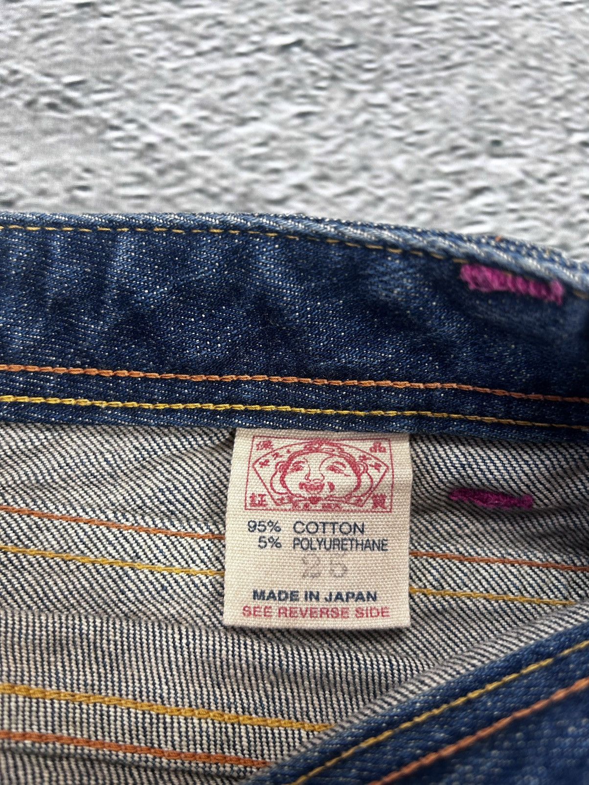 Evisu × Japanese Brand × Vintage Evisu mini skirt denim white seagull Donna Osaka vintage Size 25" / US 0 / IT 36 - 3 Thumbnail