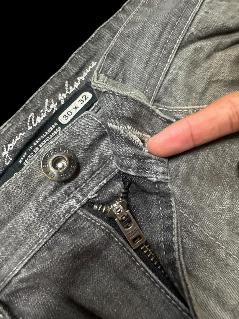 Japanese Brand FLARED Vintage Insane Distressed Buffalo Rusty Mudwash Jean Size US 30 / EU 46 - 8 Thumbnail