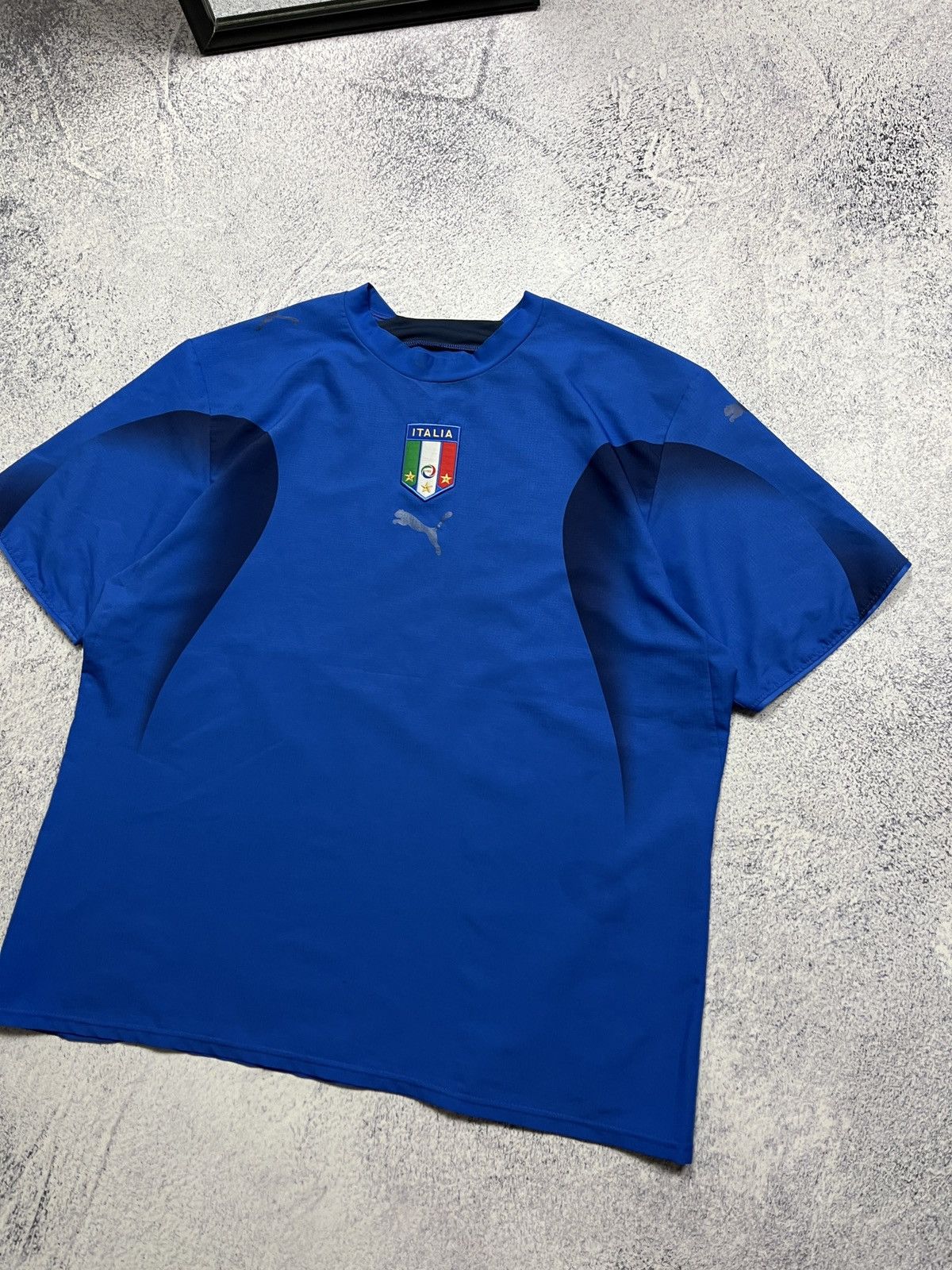 Puma × Vintage Vintage Puma Italy 2006/07 Football Shirt Soccer Jersey Rare Size US XL / EU 56 / 4 - 3 Thumbnail