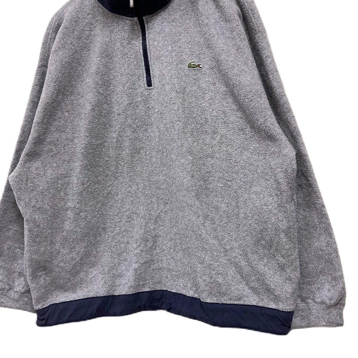 Lacoste Vintage Lacoste fleece half zipper pullover Size US XL / EU 56 / 4 - 3 Thumbnail