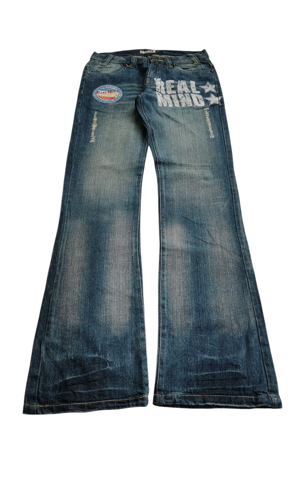 Hysteric Glamour Realmind Fuckin Patches Bootcut Jeans Size US 30 / EU 46 - 6 Thumbnail