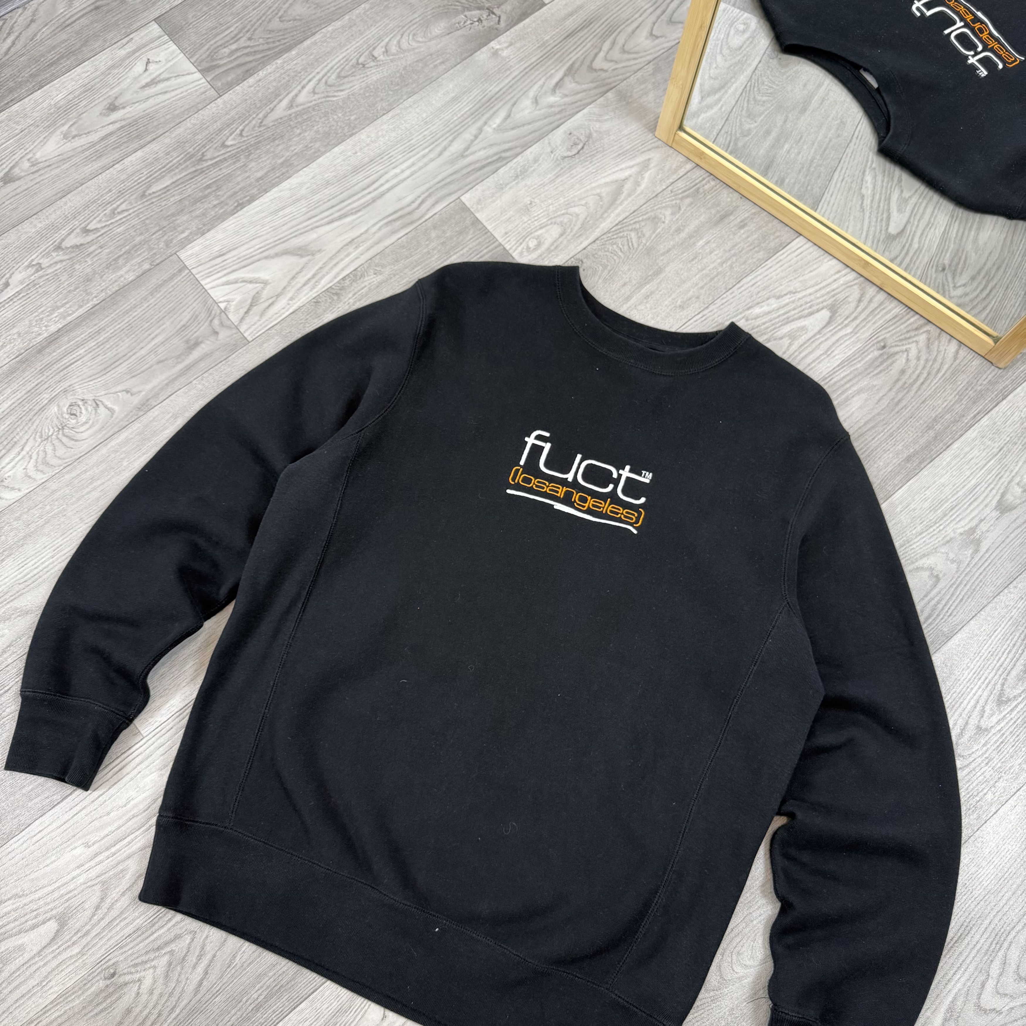 FUCT FUCT Los Angeles Black Embroidered Crewneck Sweatshirt Size US M / EU 48-50 / 2 - 4 Thumbnail