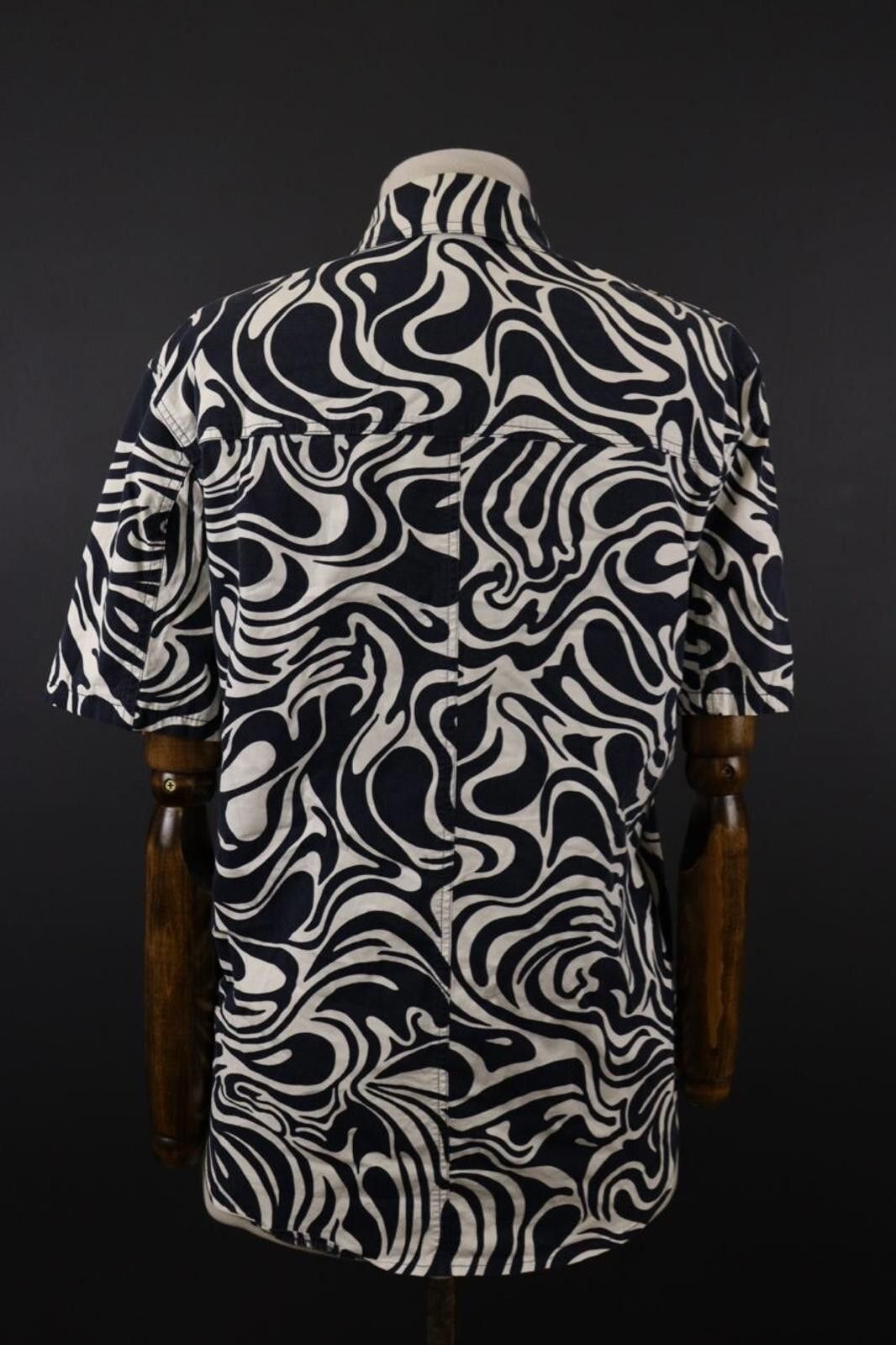 Polo Ralph Lauren Laurel Jeans by Escada Blue Abstract Button Shirt Size 38 Size M / US 6-8 / IT 42-44 - 10 Thumbnail