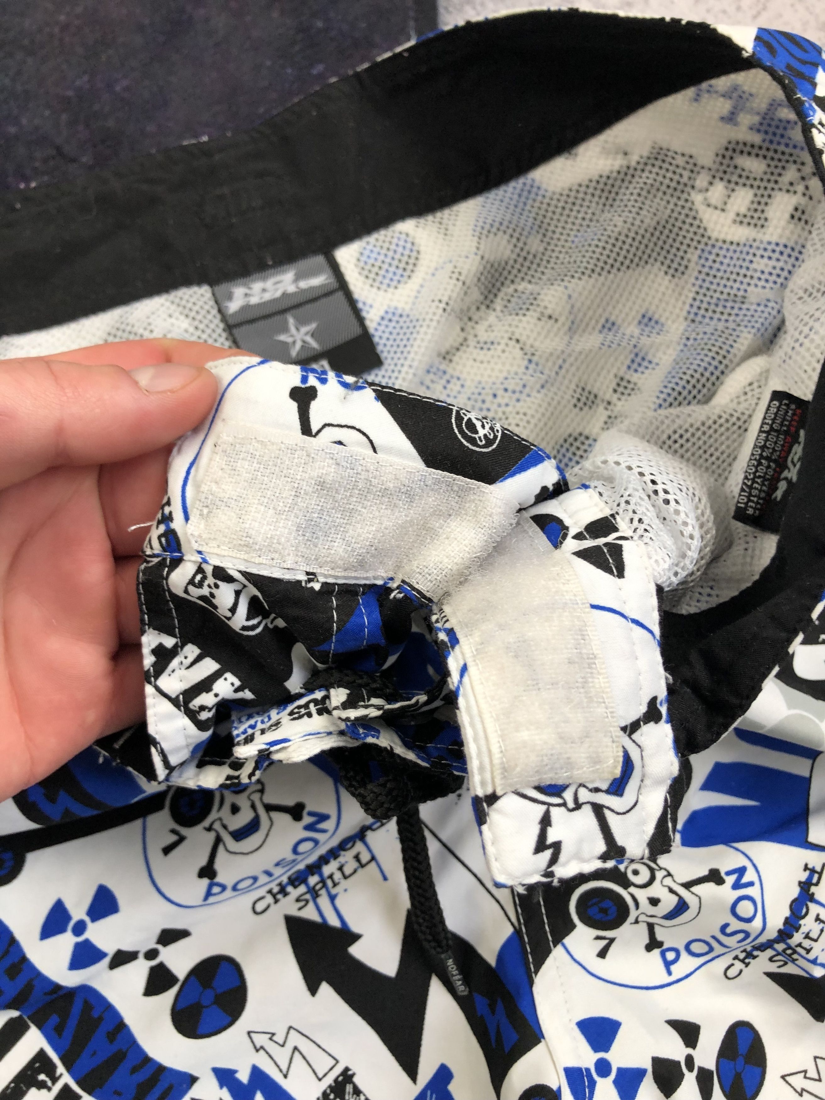 No Fear NO FEAR Crazy Y2k Monogram Shorts Streetwear Beach Serf Size US 33 - 9 Thumbnail
