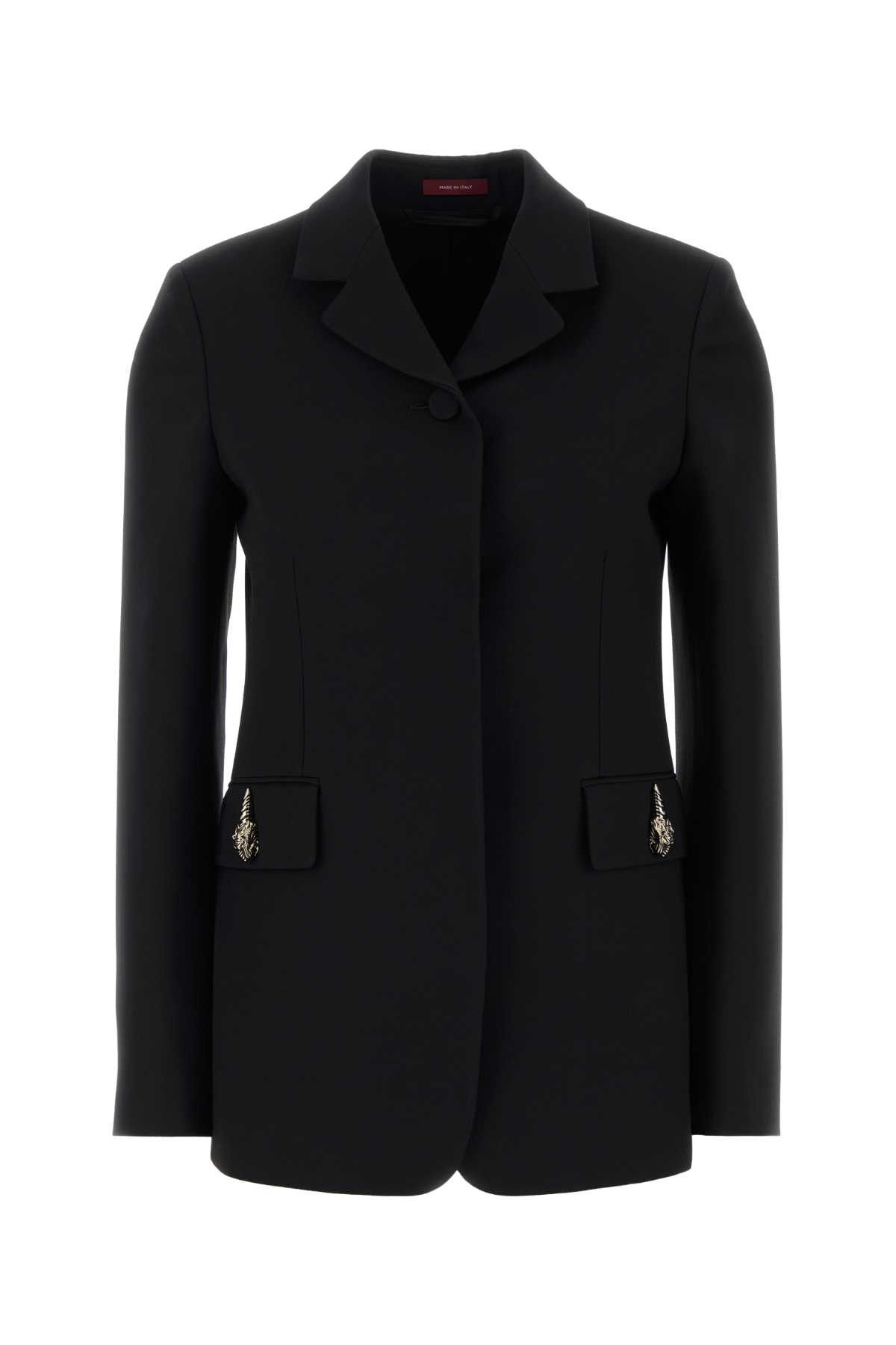 Gucci Black Cady Blazer Size S / US 4 / IT 40 - 1 Thumbnail