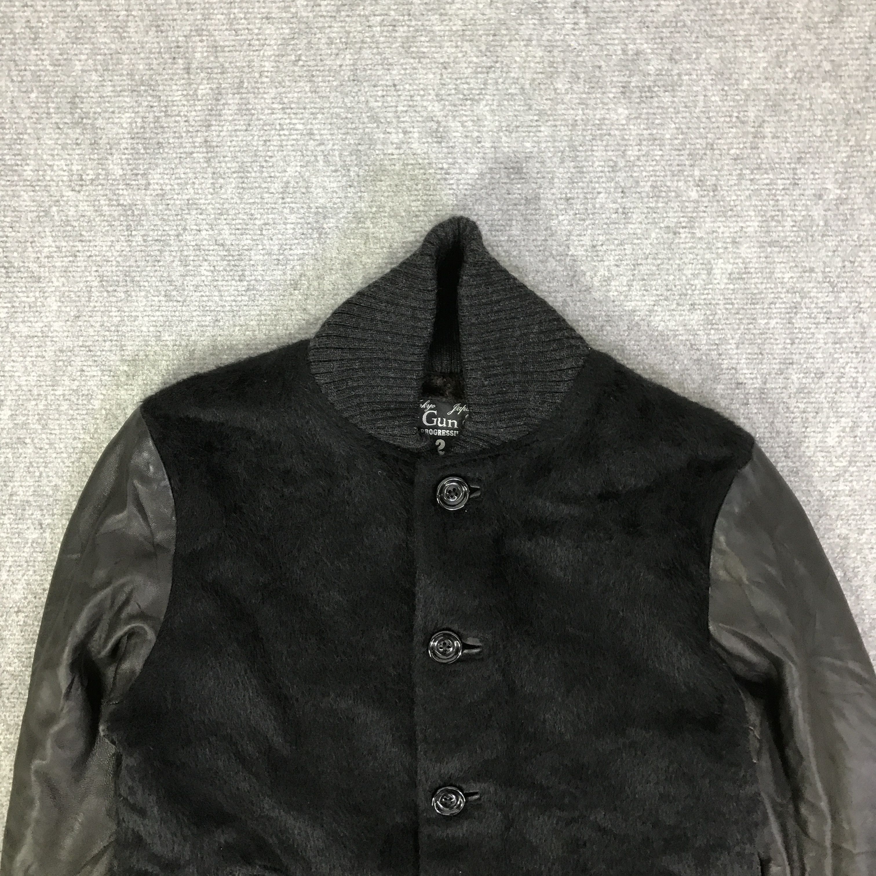 Japanese Brand SLOW GUN AND CO. FUR JACKET SLEEVE LEATHER Size US M / EU 48-50 / 2 - 2 Thumbnail