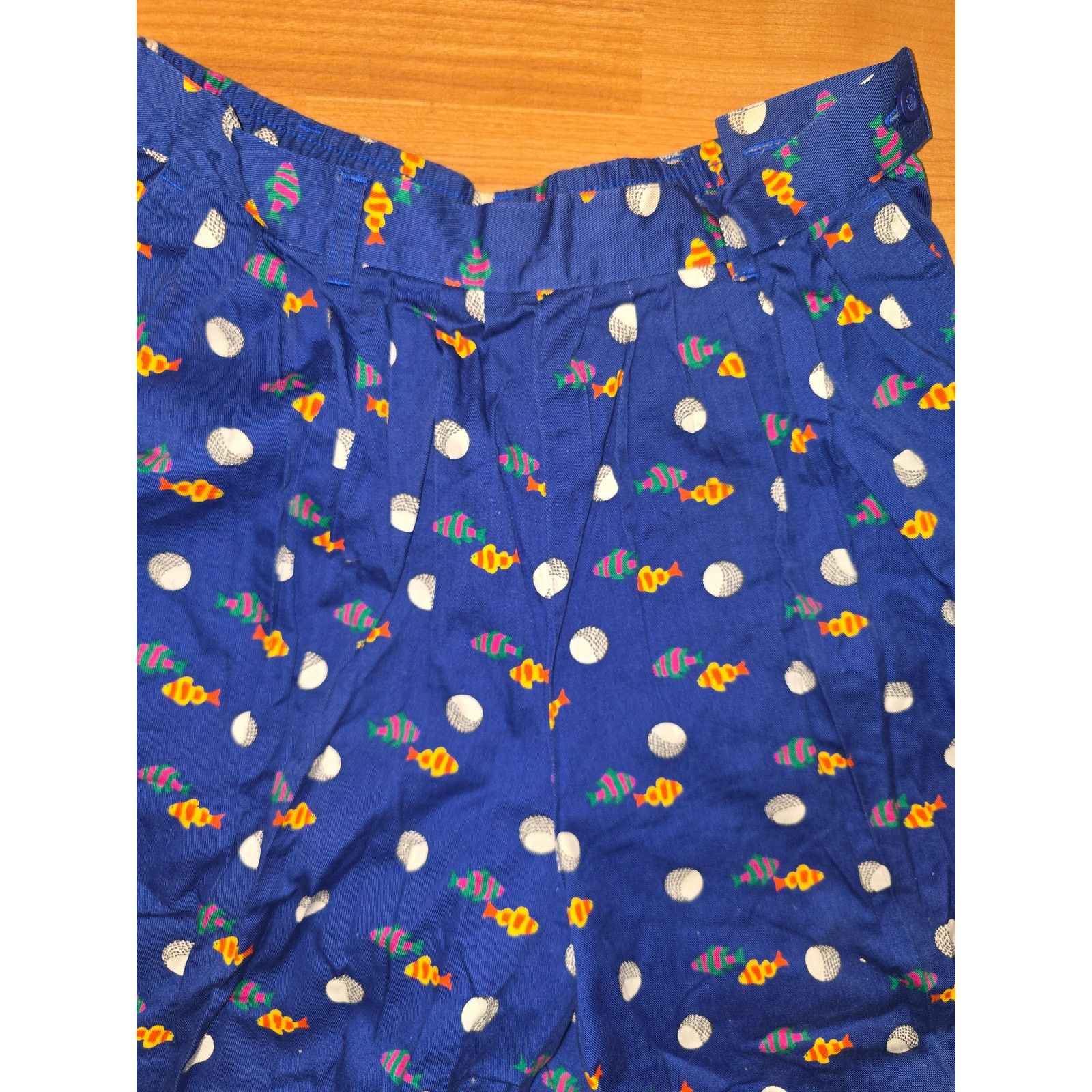 Vintage Vintage EP Pro Golf Blue Shorts Fish Print 10 Golfing Shorts Size 32" / US 10 / IT 46 - 5 Thumbnail