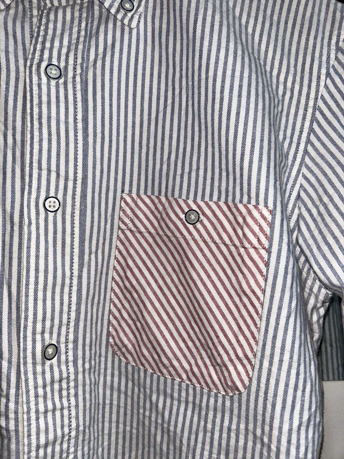 Thom Browne Koe x Thom Browne Striped Longsleeve Button Up Shirt Size US M / EU 48-50 / 2 - 12 Thumbnail