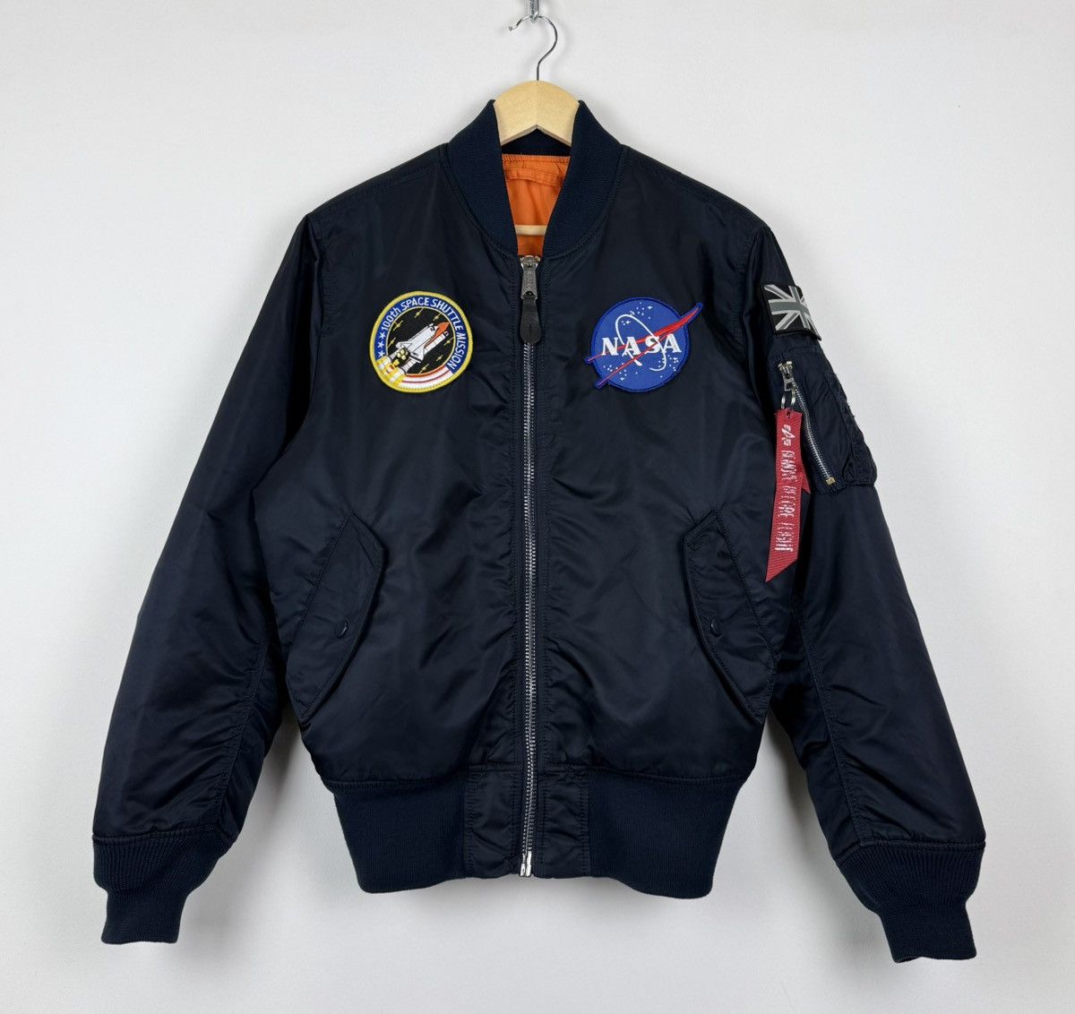 Alpha Industries Alpha industries MA-1 VF NASA Flyer’s Bomber Jacket Blue Top Size US M / EU 48-50 / 2 - 1 Thumbnail