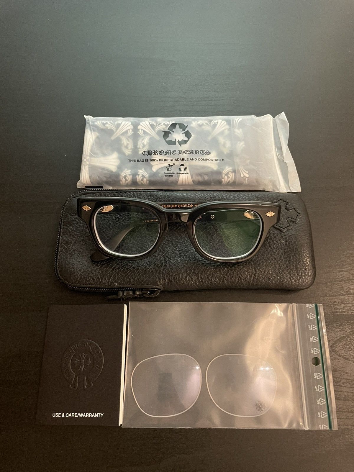 Chrome Hearts Chrome Hearts Jenna Tail Yea Glasses Size ONE SIZE - 4 Thumbnail