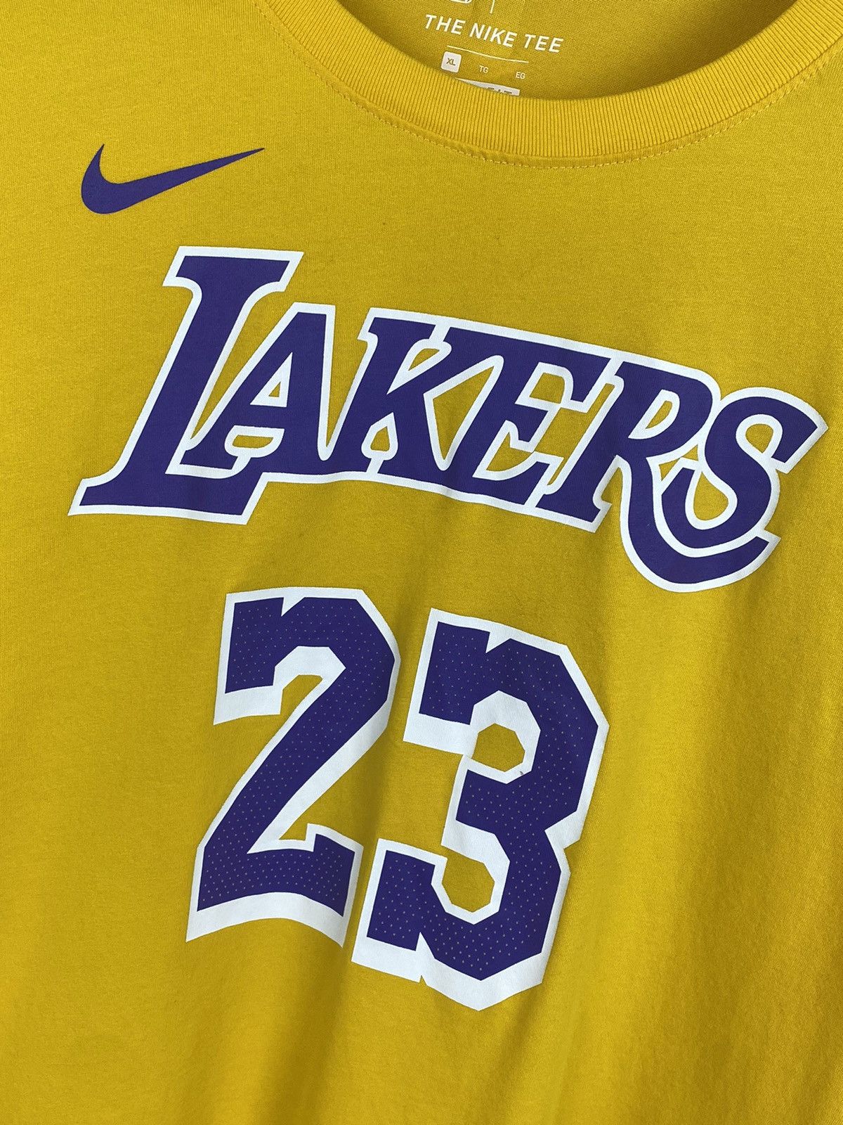 Nike Nike James Lebron LAL Dry Tee BQ1540-743 size L Size US XL / EU 56 / 4 - 9 Thumbnail