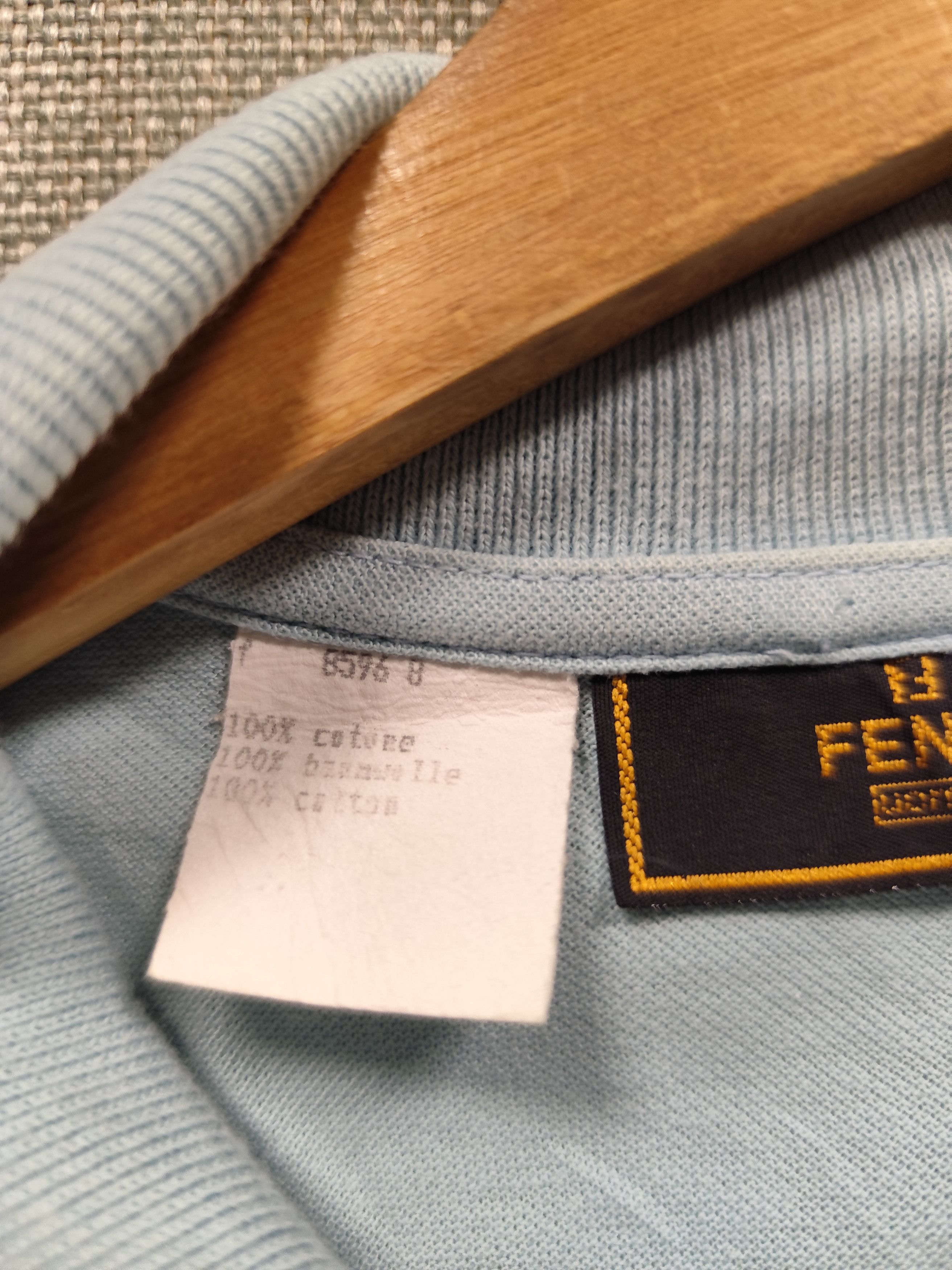 Fendi Vintage fendi polo shirt Size US L / EU 52-54 / 3 - 6 Thumbnail