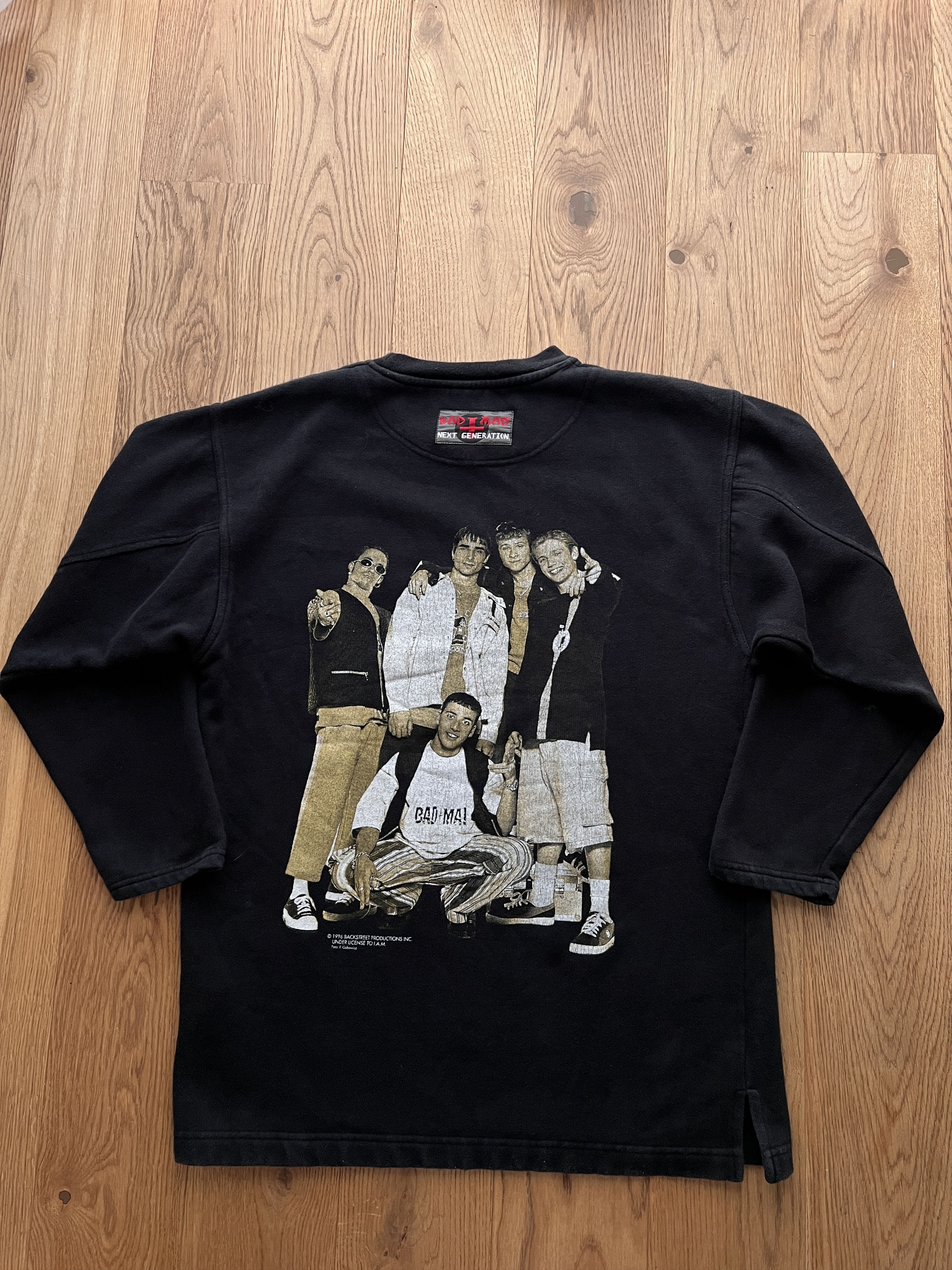 Rare 1996 Backstreet Boys sweatshirt concert tour jersey pop