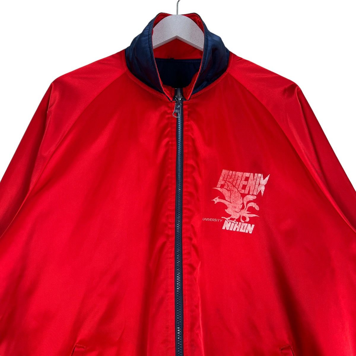 🔥 VINTAGE POENIX NIHON UNIVERSITY REVERSIBLE BOMBER JACKET