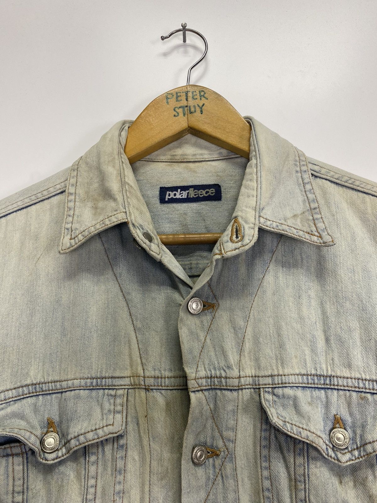 Vintage Polar fleece Denim Jacket Size US M / EU 48-50 / 2 - 6 Thumbnail